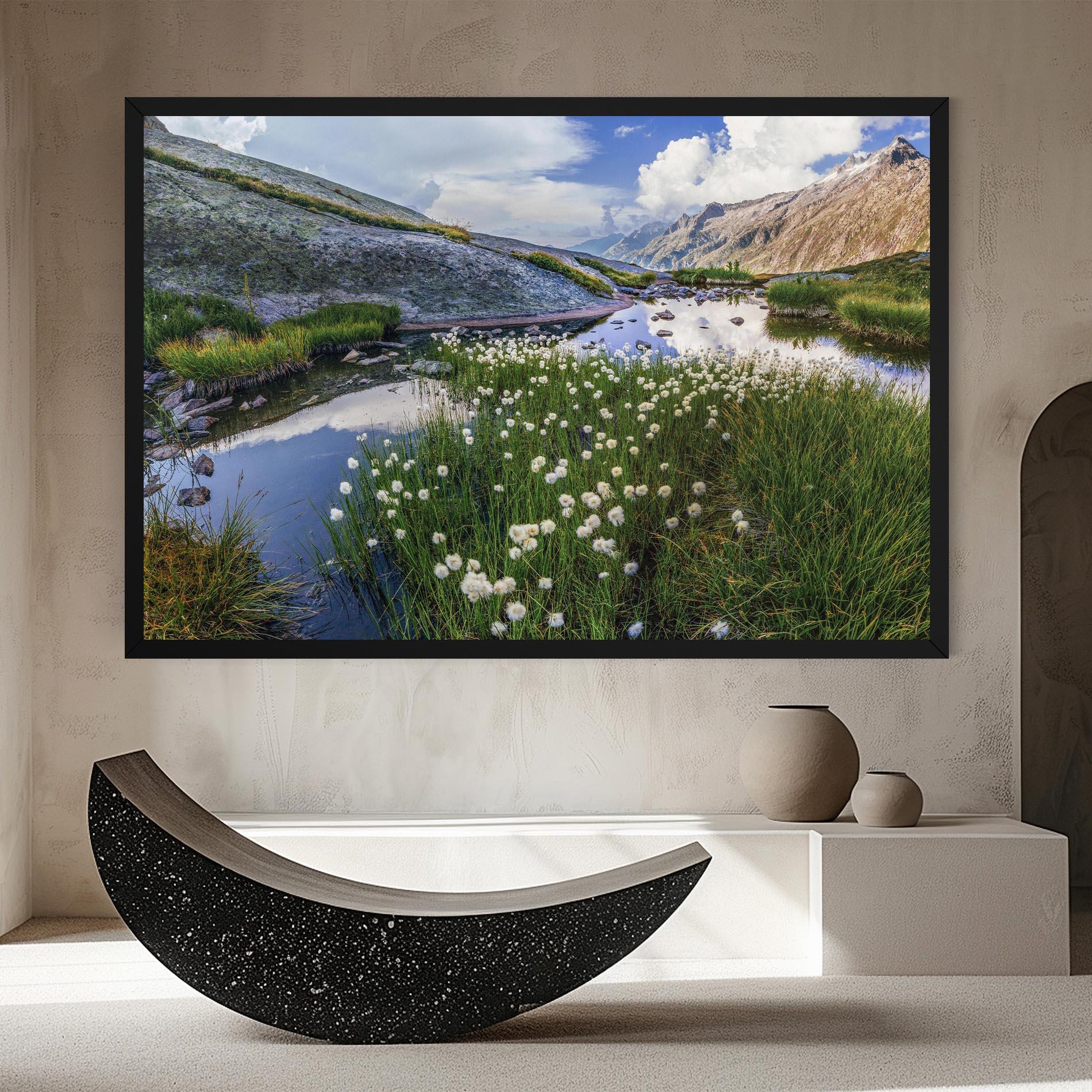 Leinwandbild Lake Spring View mockup 8