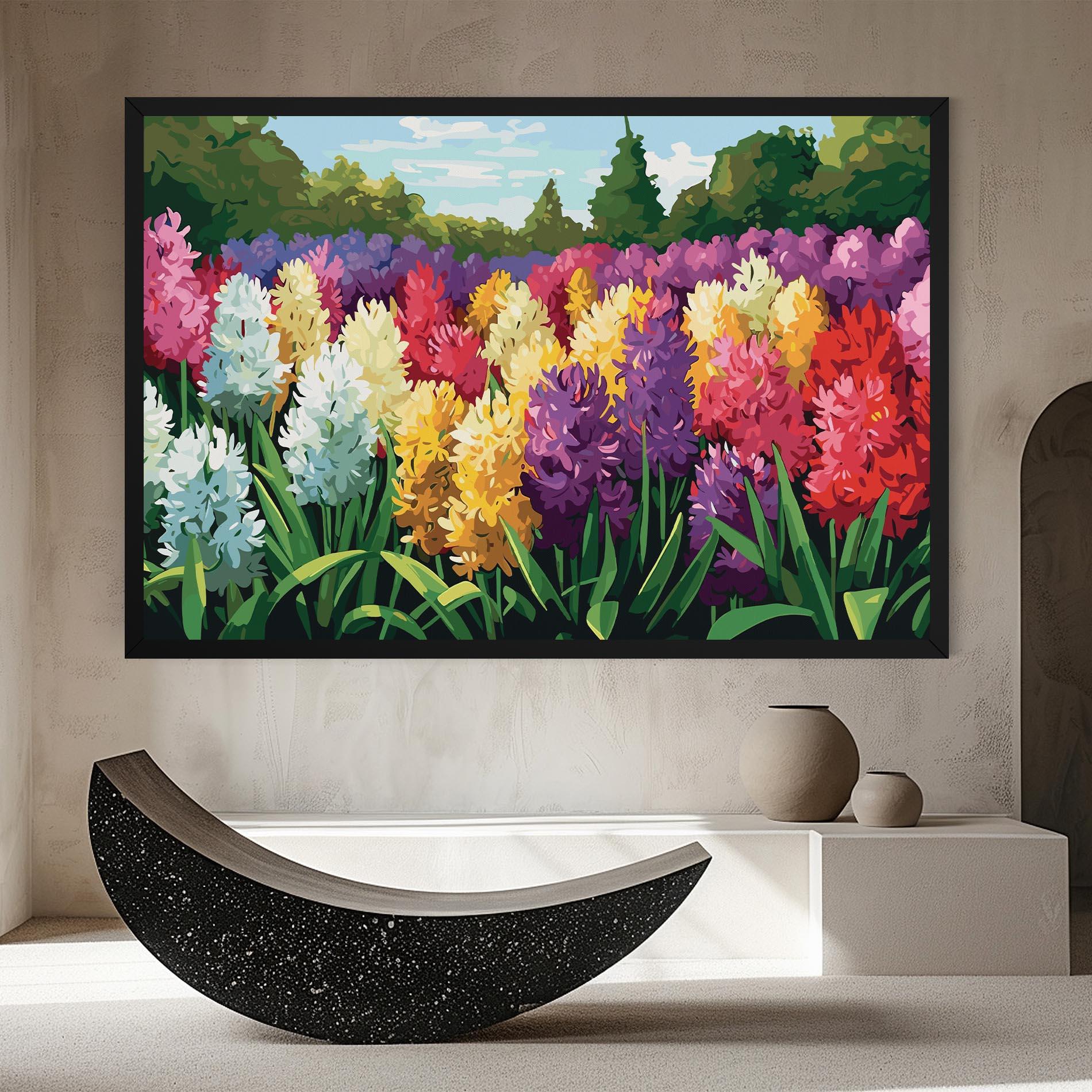 Leinwandbild Pretty Colorful Spring mockup 8