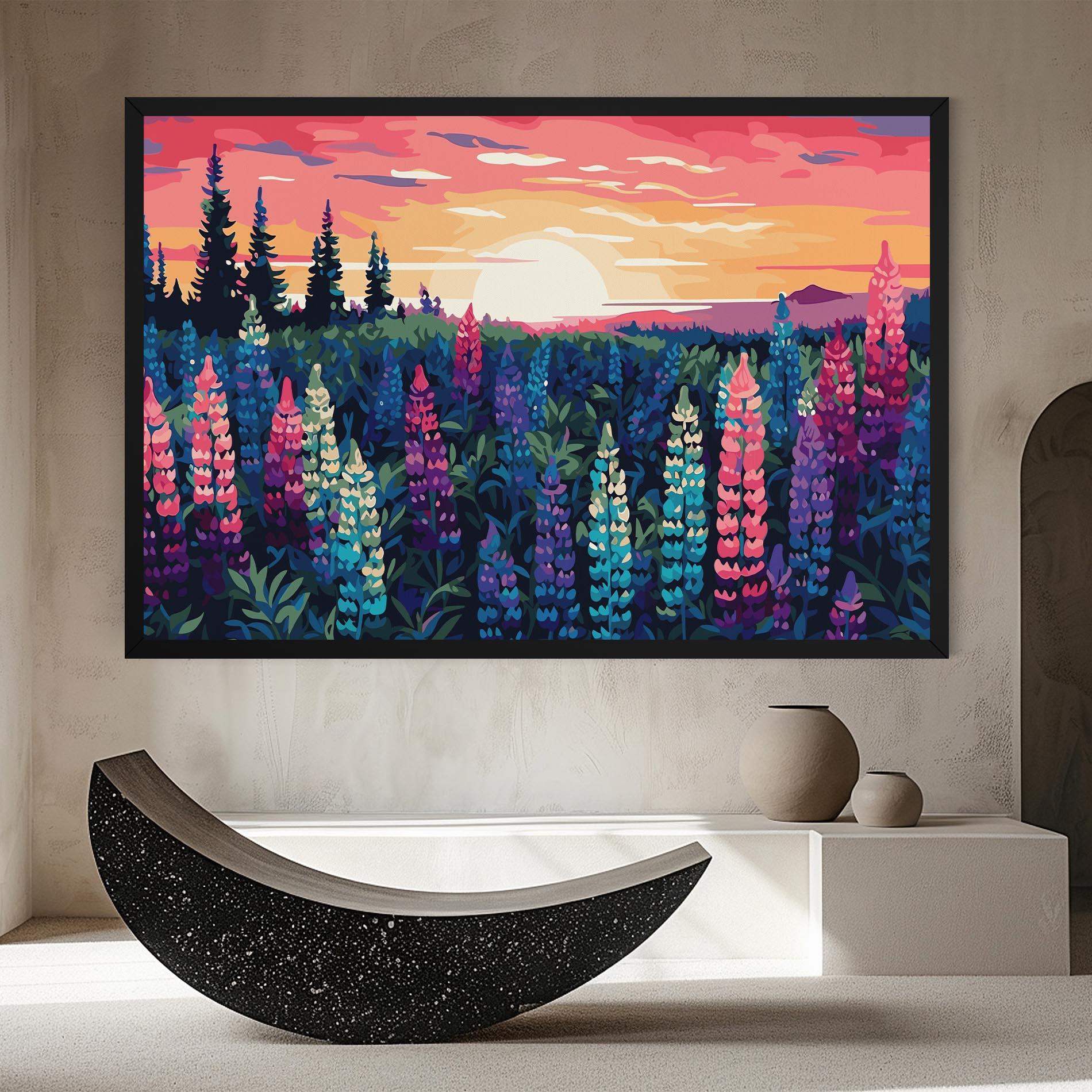 Leinwandbild Spring Sunset mockup 8