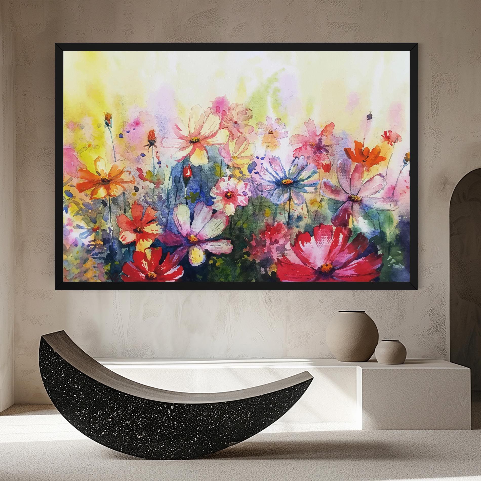 Water Art Flowers mockup 8