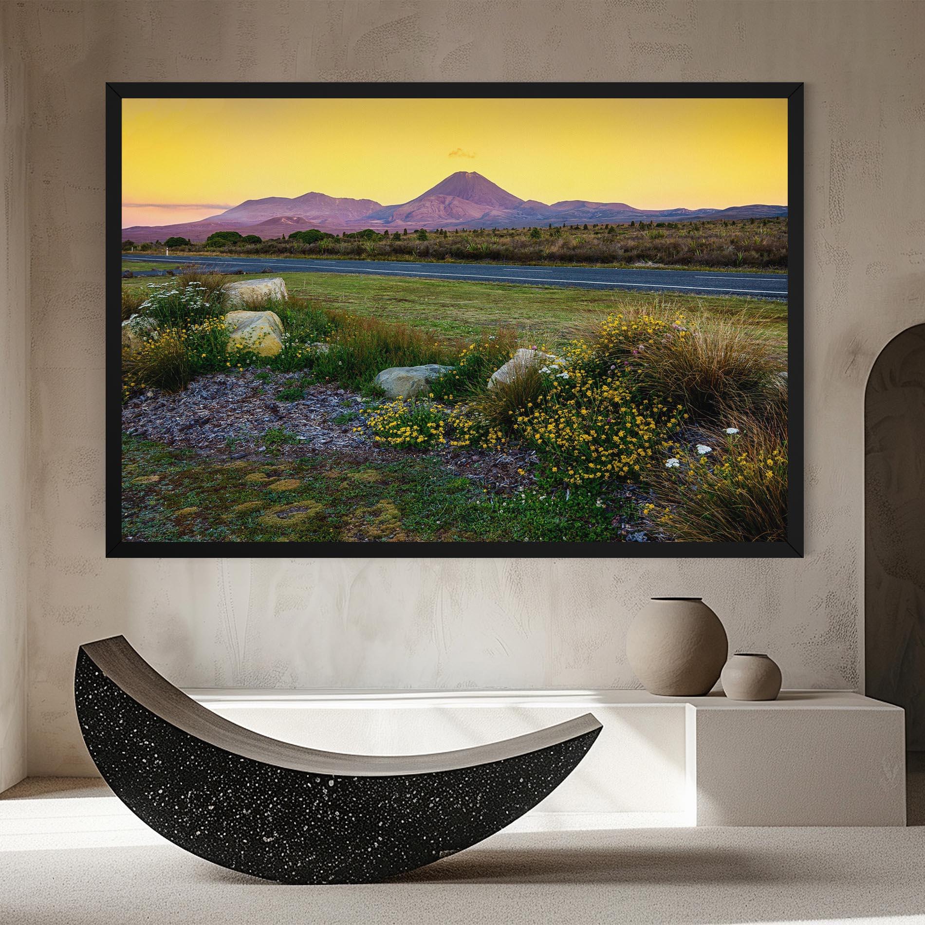 Leinwandbild Yellow Sky mockup 8