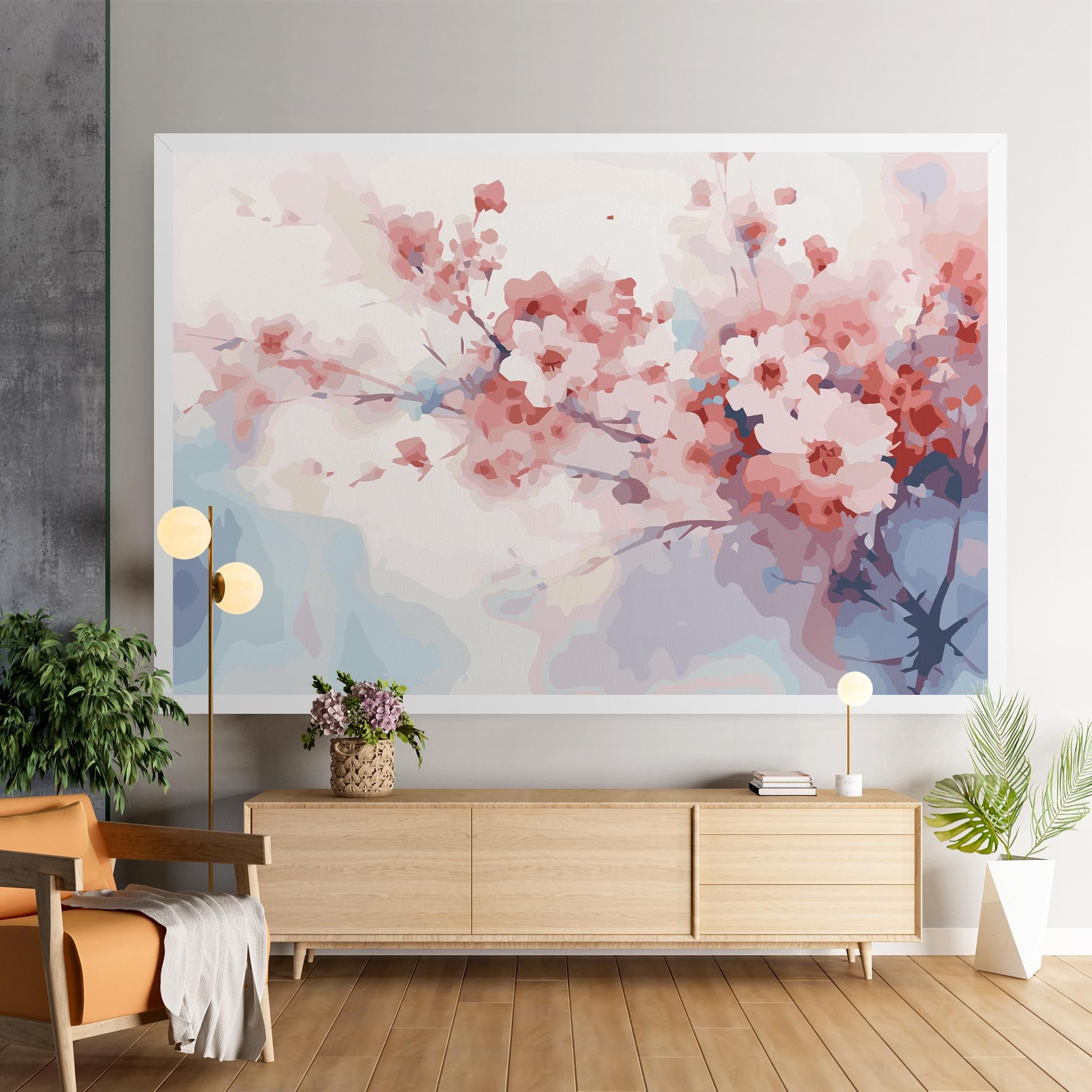 Pastel Spring Flowers mockup 9