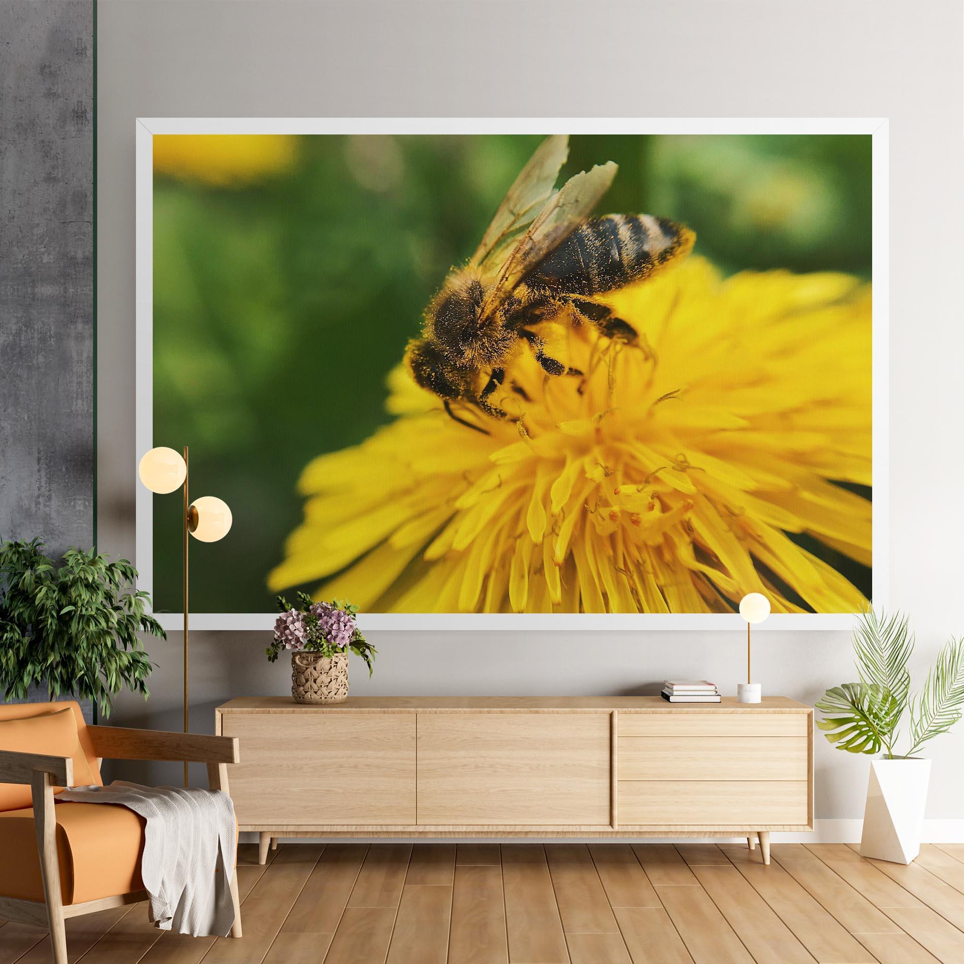 Leinwandbild Spring Bee mockup 9