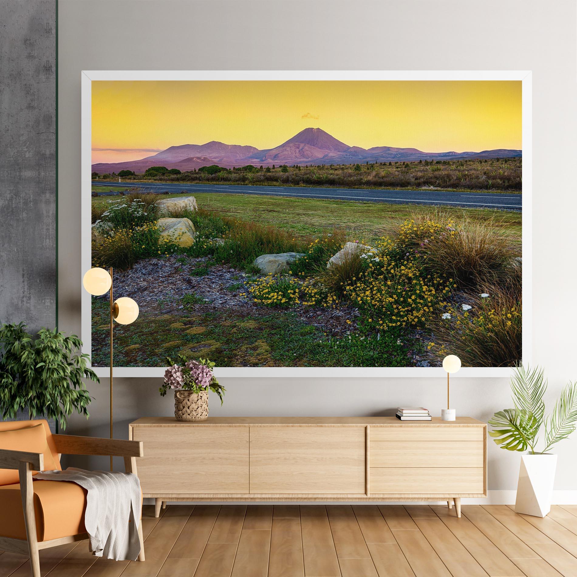 Leinwandbild Yellow Sky mockup 9