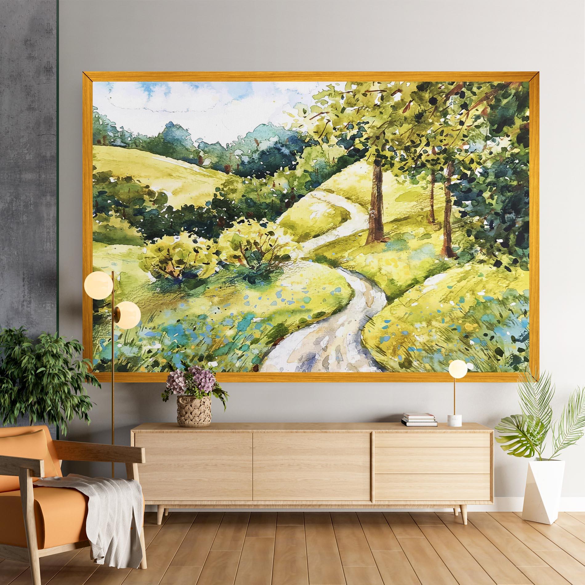 Leinwandbild Fresh Spring View mockup 9