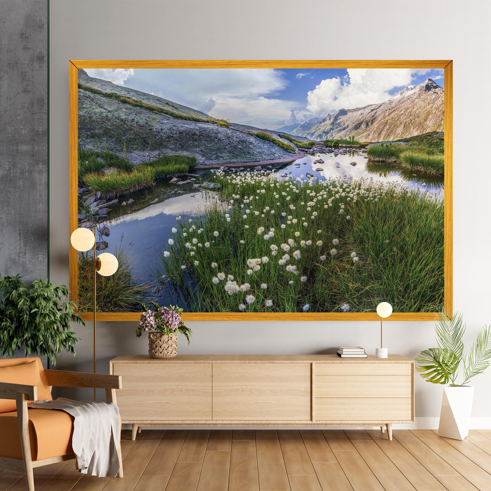 Leinwandbild Lake Spring View mockup 9