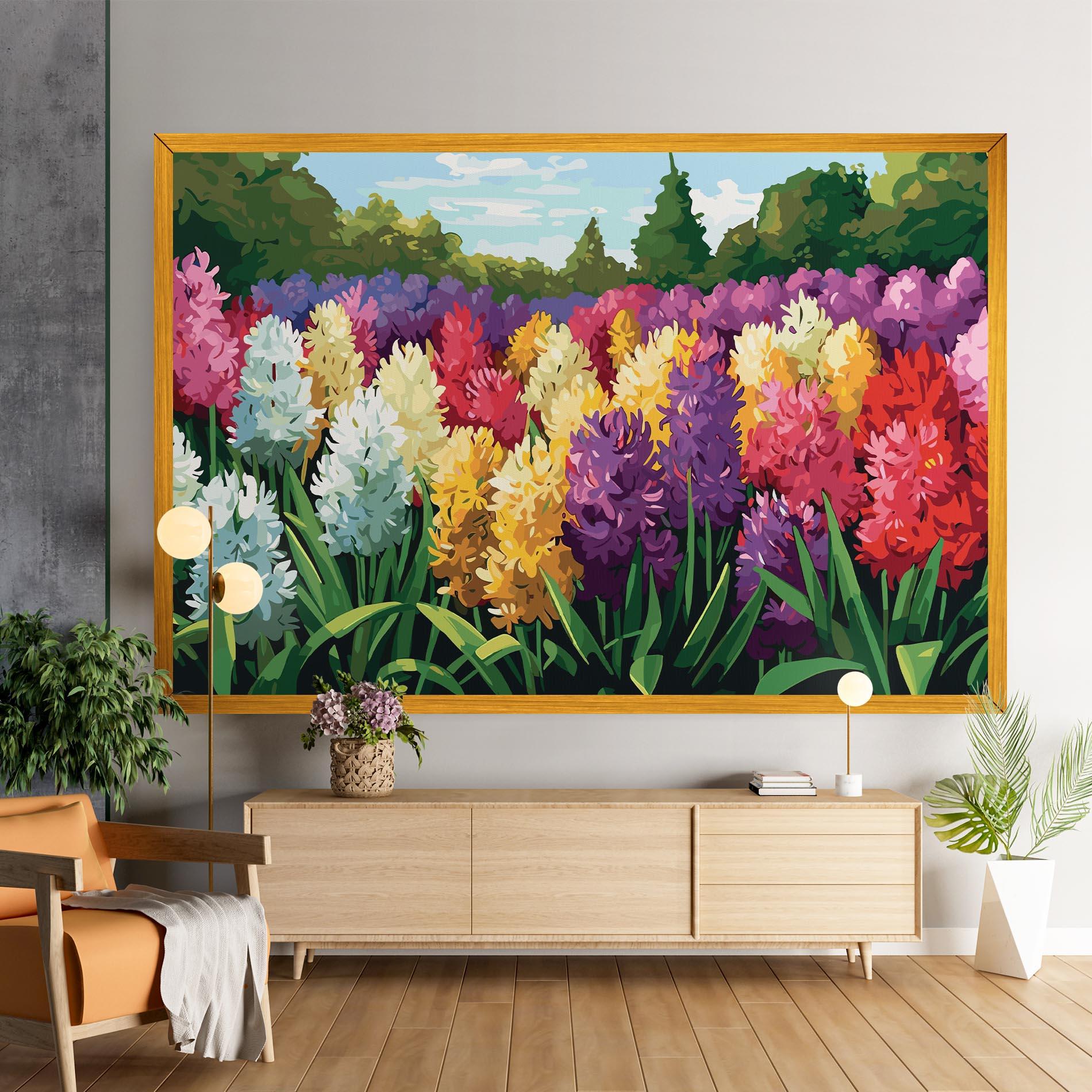 Leinwandbild Pretty Colorful Spring mockup 9