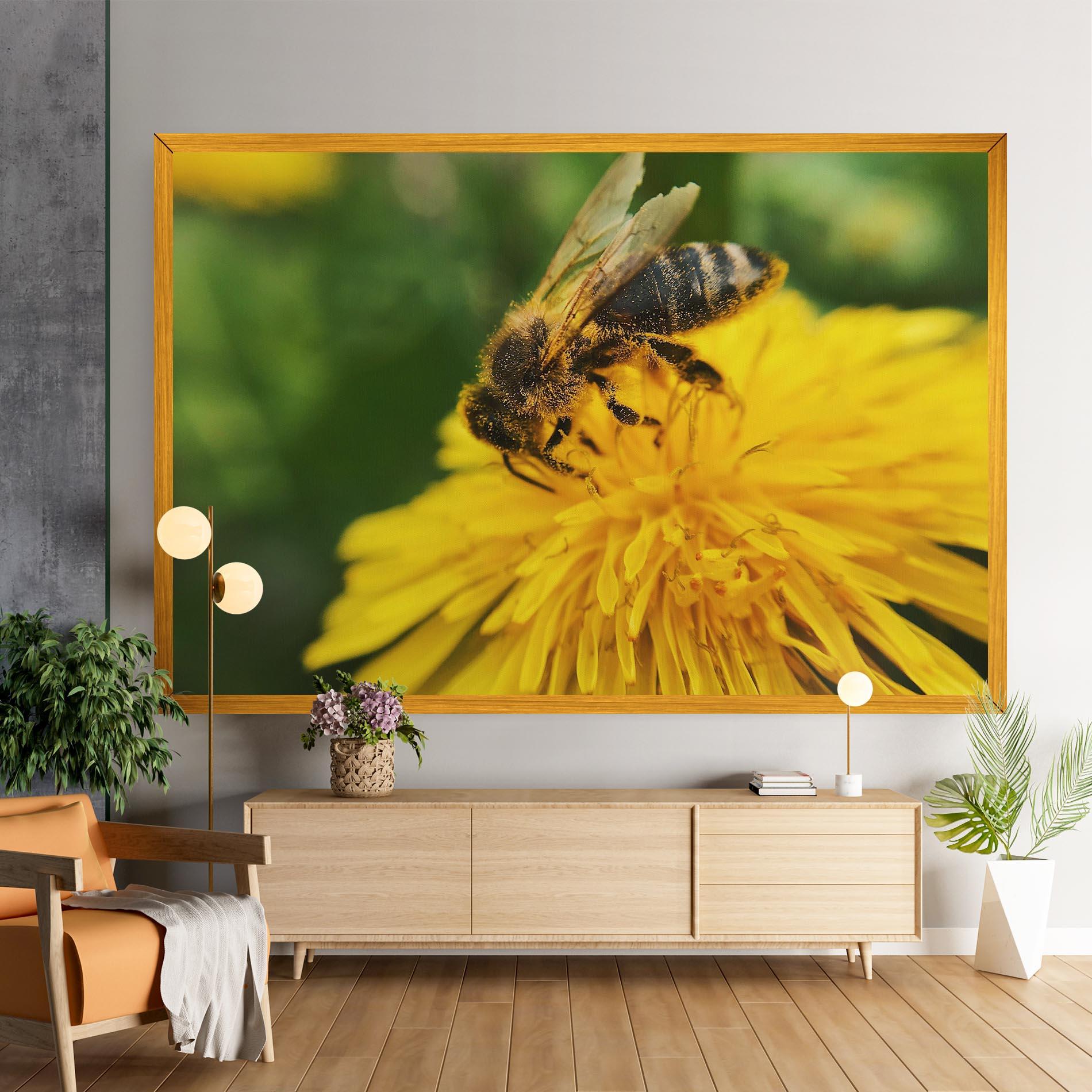 Leinwandbild Spring Bee mockup 9