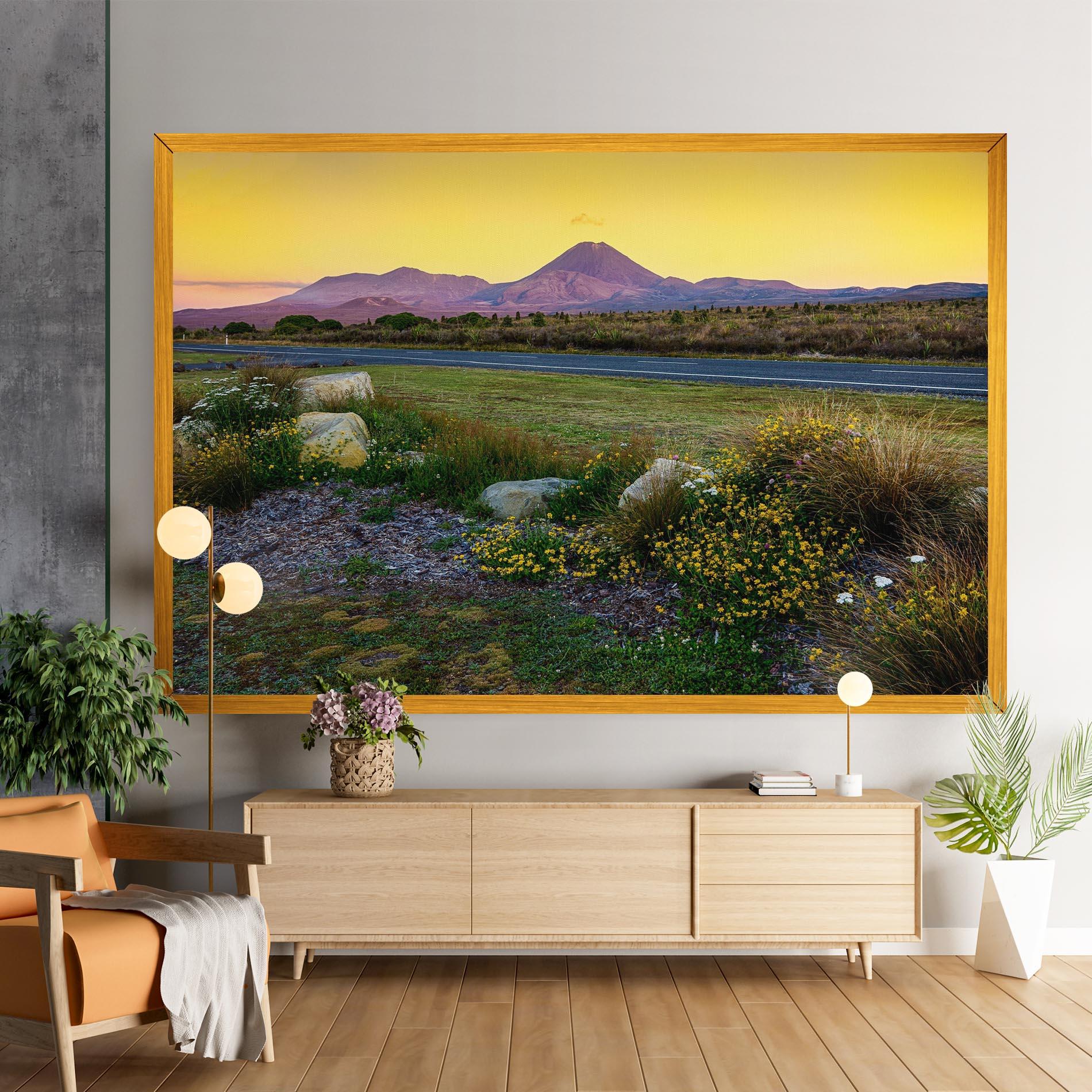 Leinwandbild Yellow Sky mockup 9