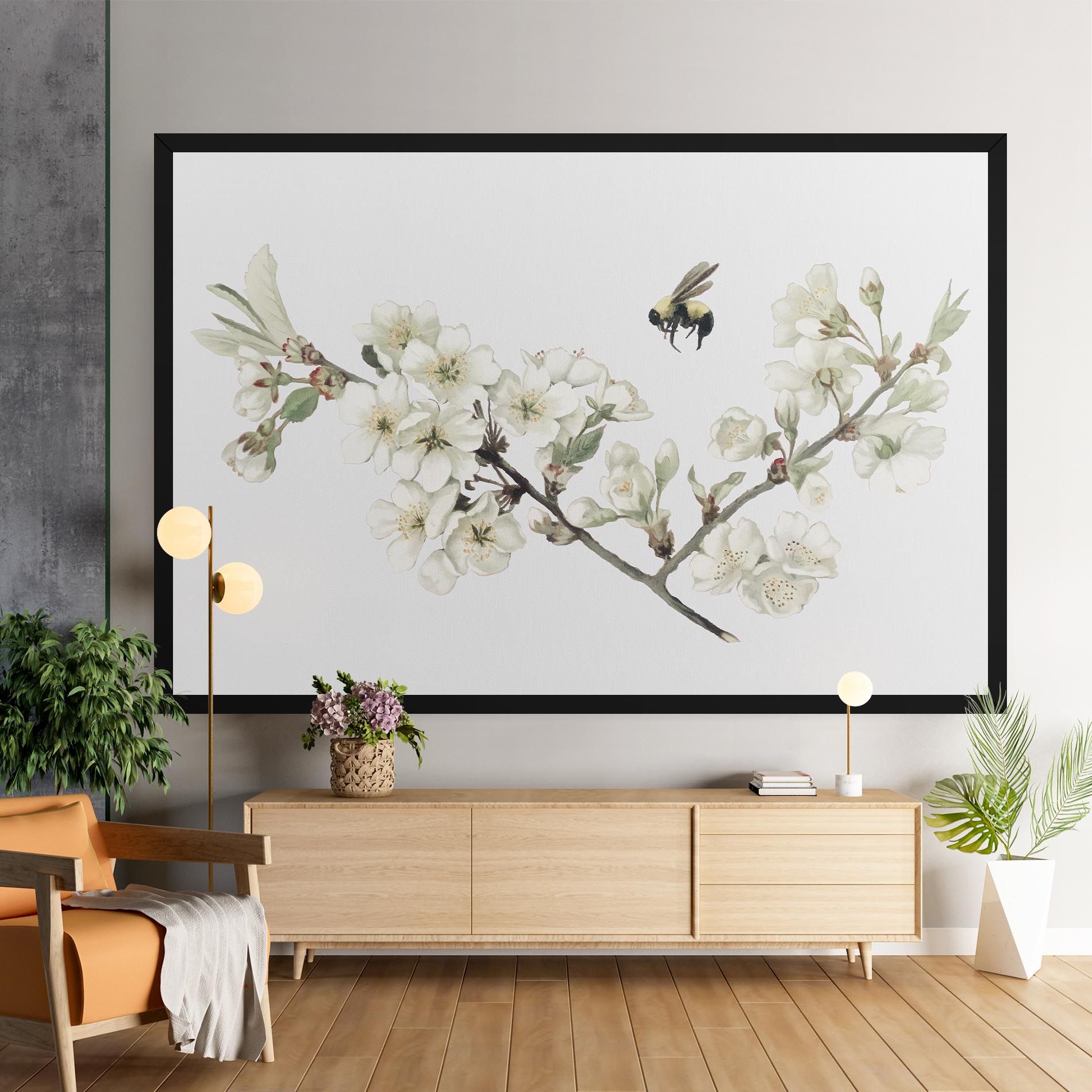 Bee Spring Flower mockup 9