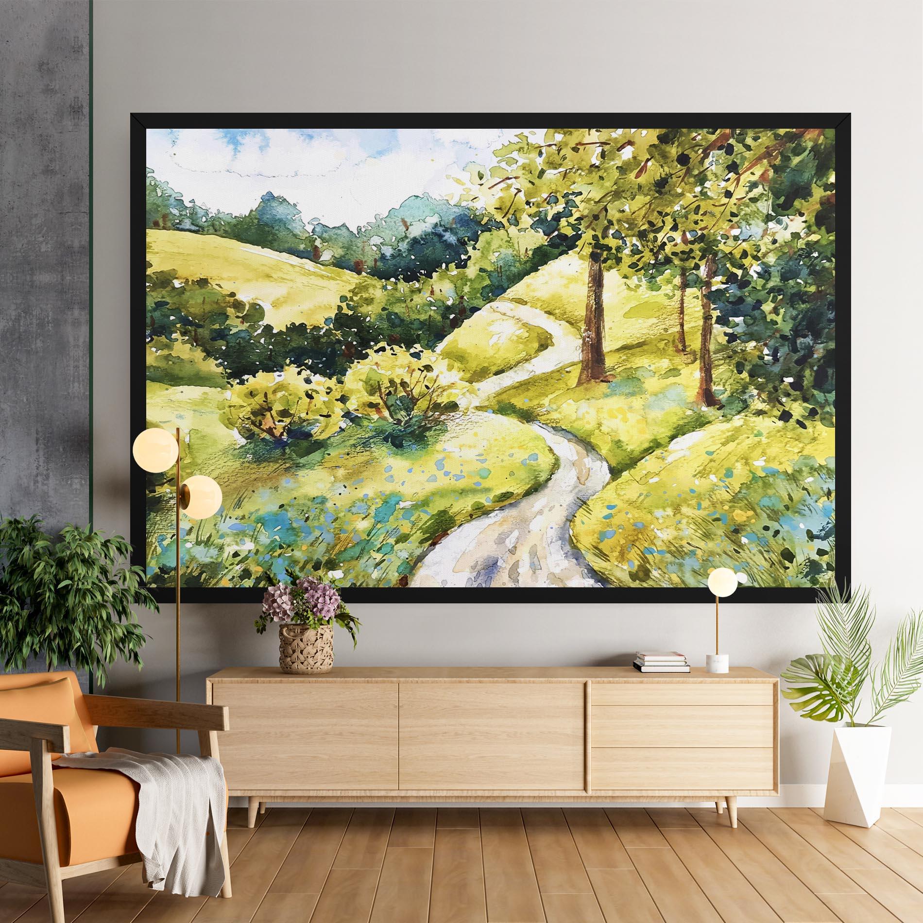 Leinwandbild Fresh Spring View mockup 9