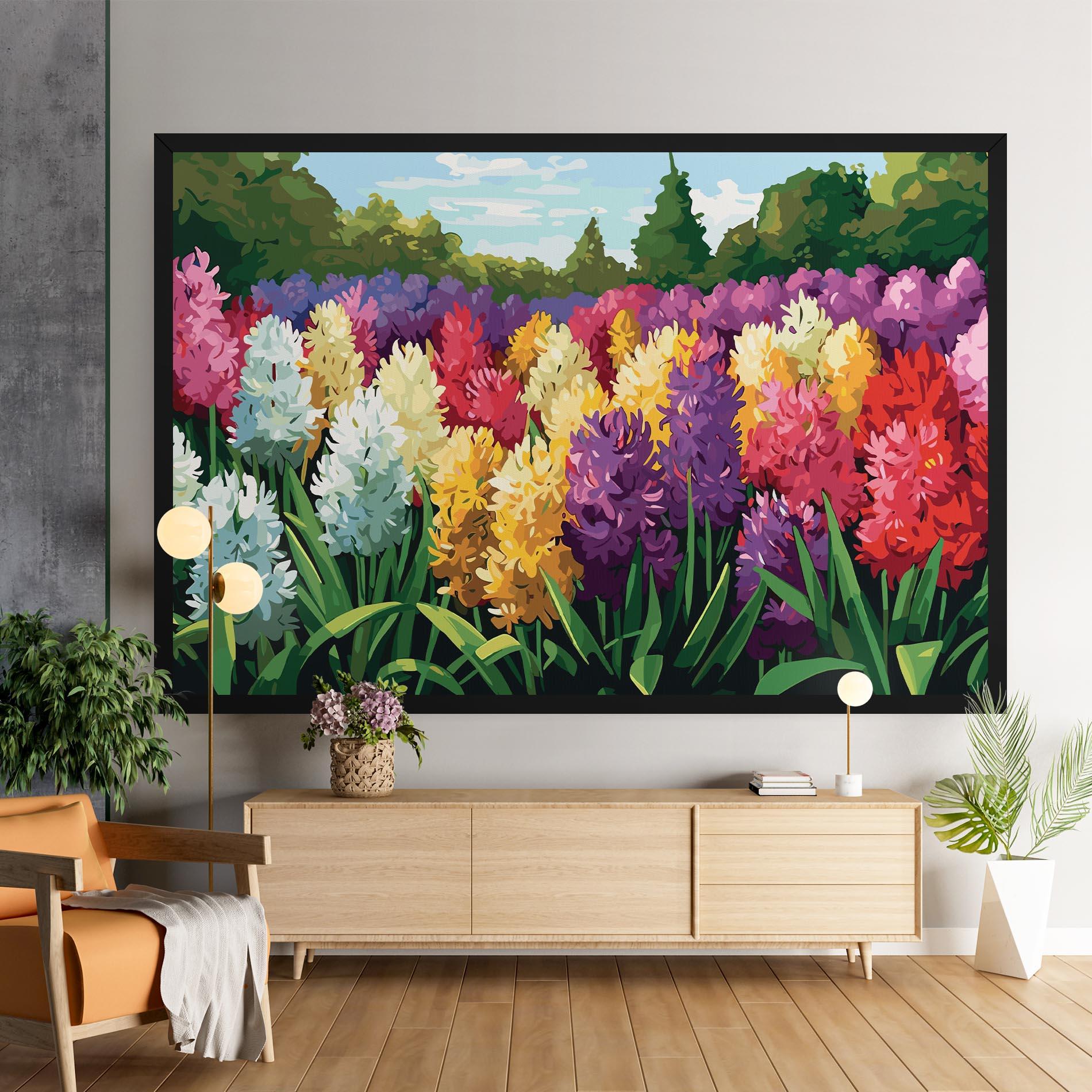 Leinwandbild Pretty Colorful Spring mockup 9