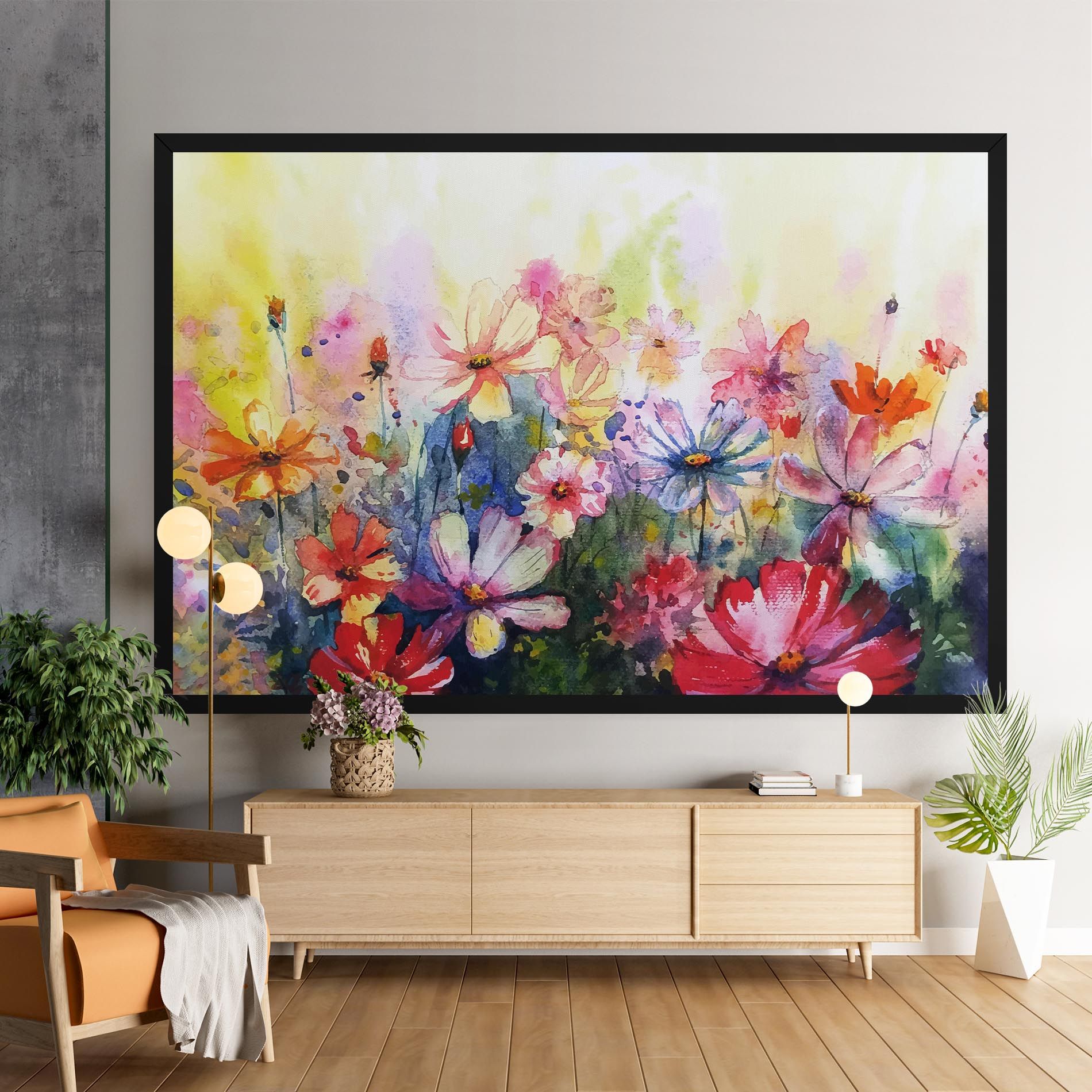 Water Art Flowers mockup 9