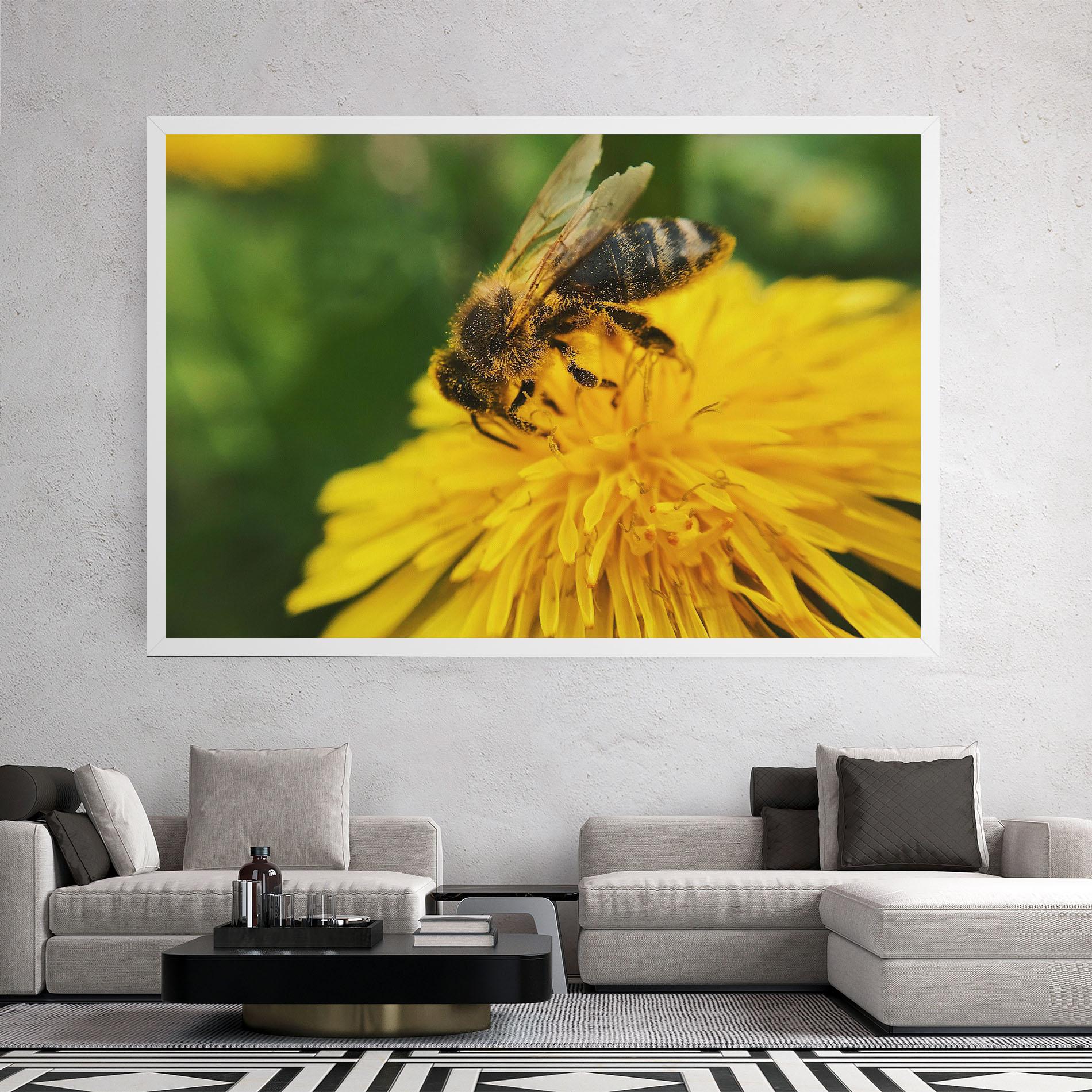 Leinwandbild Spring Bee mockup 2