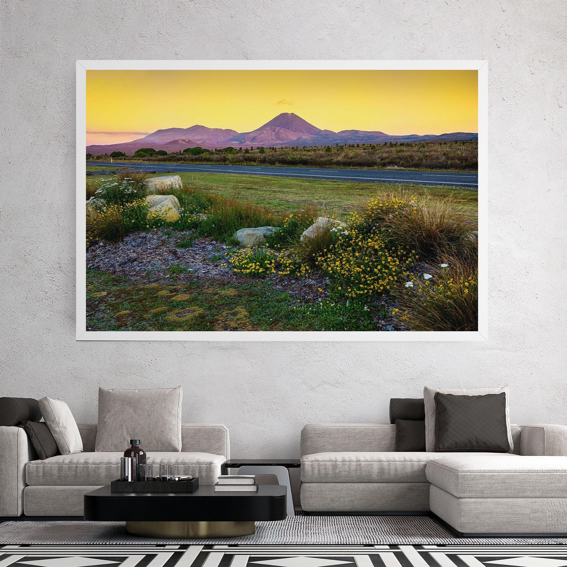 Leinwandbild Yellow Sky mockup 2