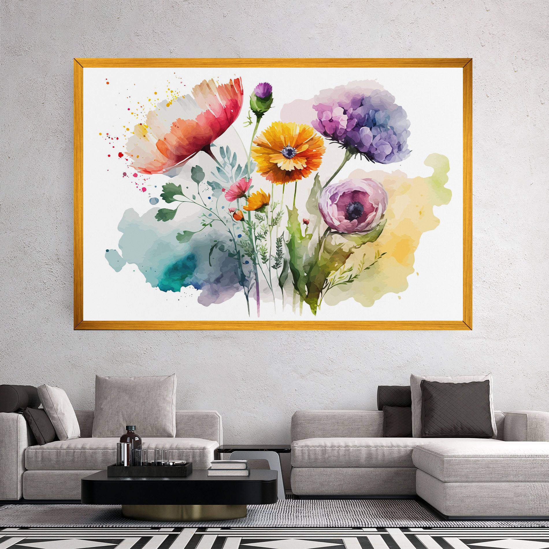 Beautiful Spring Flowers mockup 2