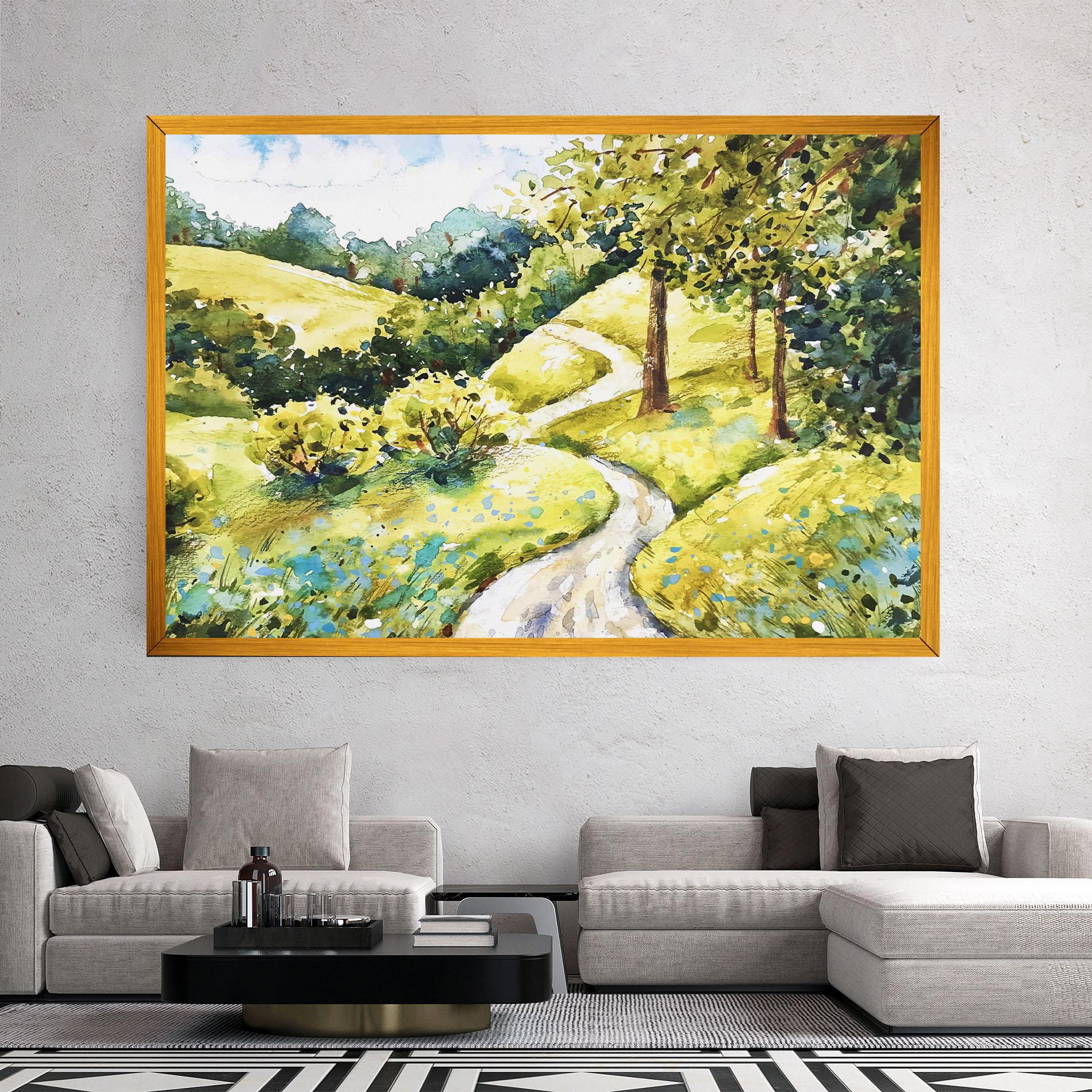 Leinwandbild Fresh Spring View mockup 2