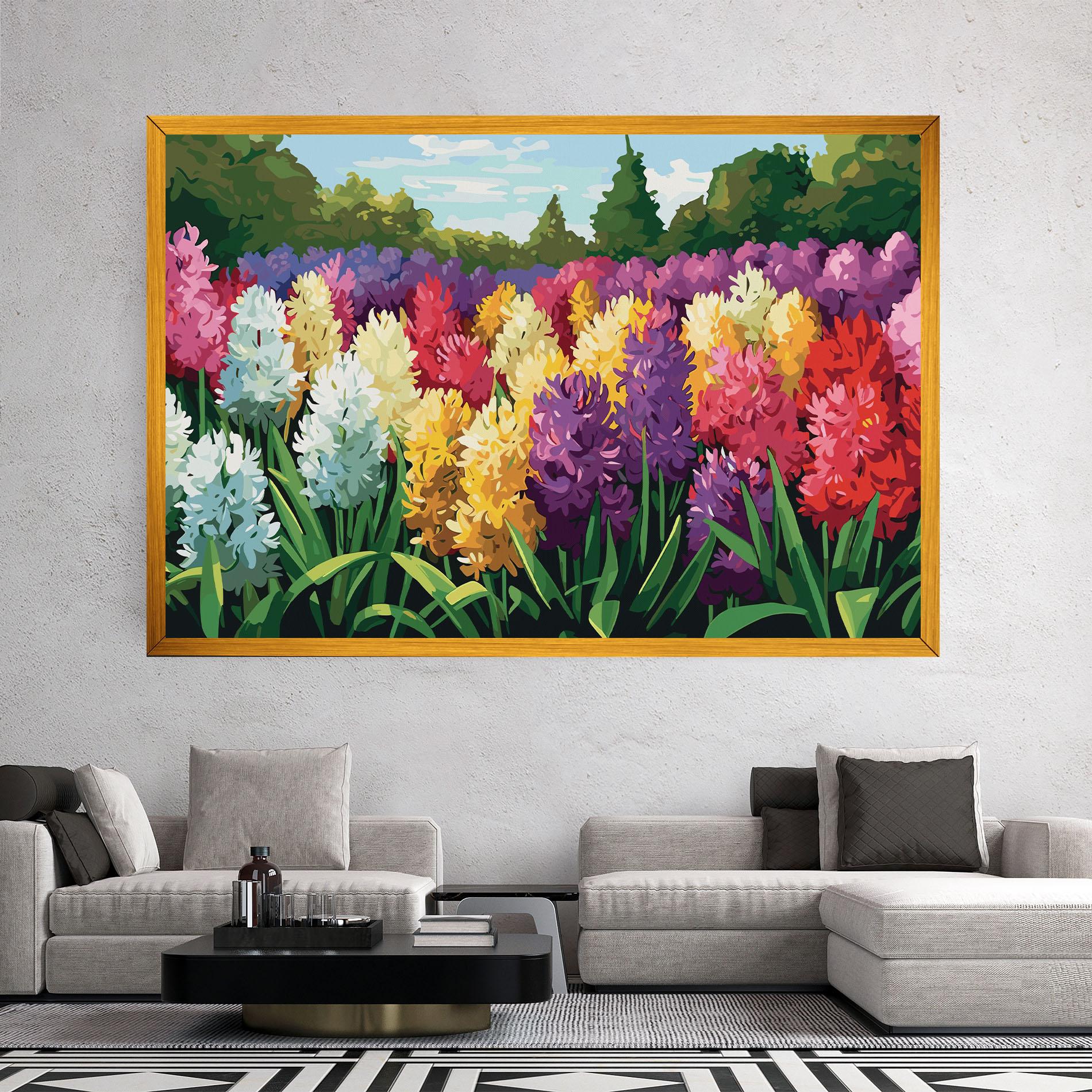 Leinwandbild Pretty Colorful Spring mockup 2