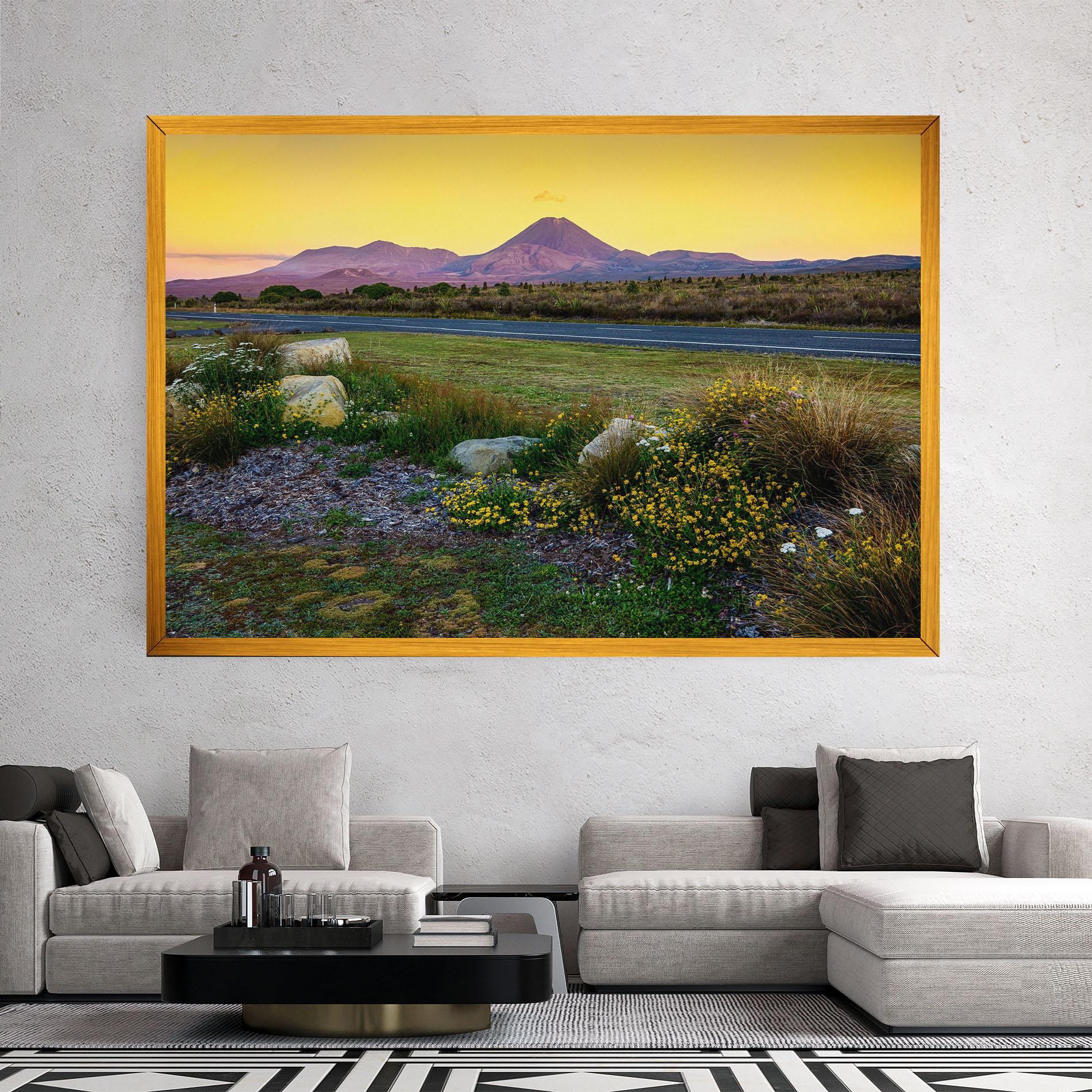 Leinwandbild Yellow Sky mockup 2