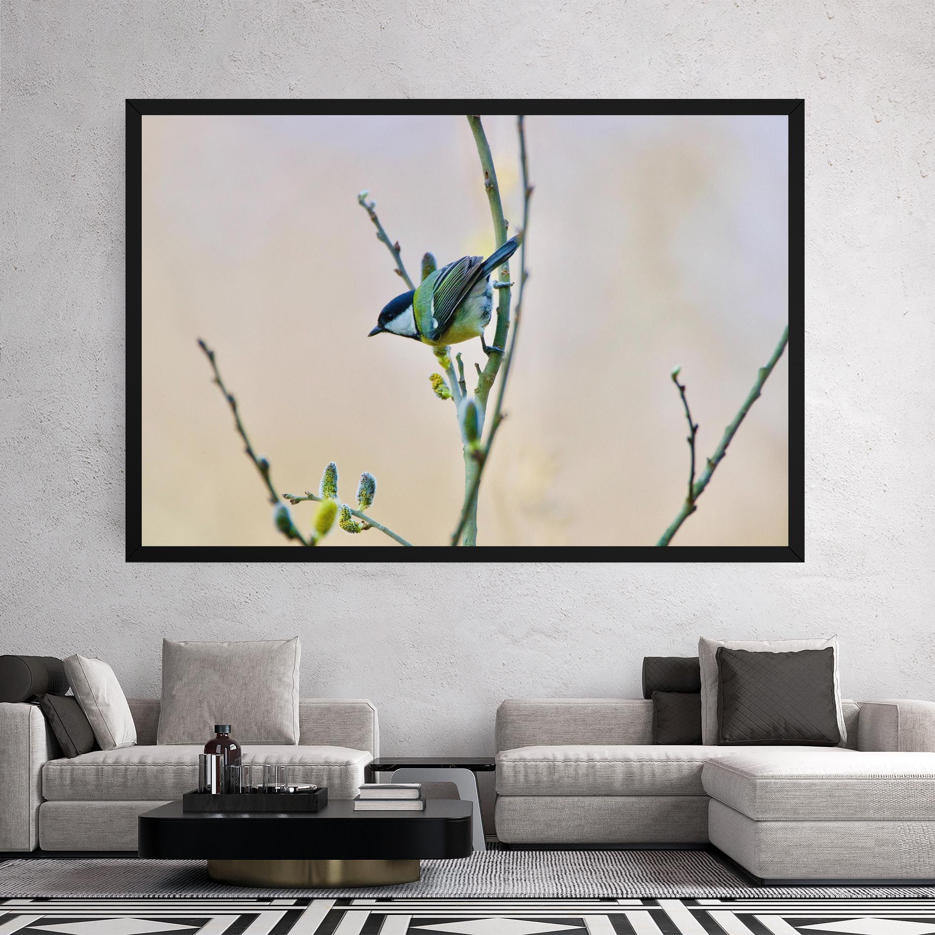 Beautiful Spring Bird mockup 2