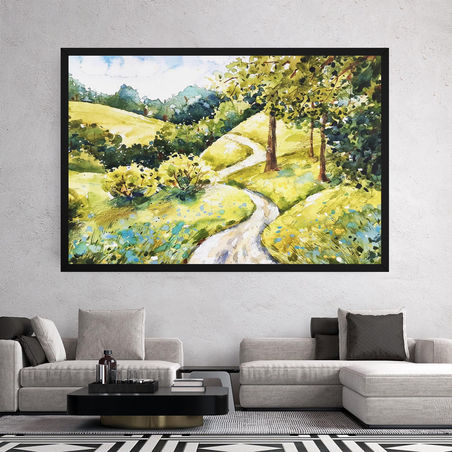 Leinwandbild Fresh Spring View mockup 2