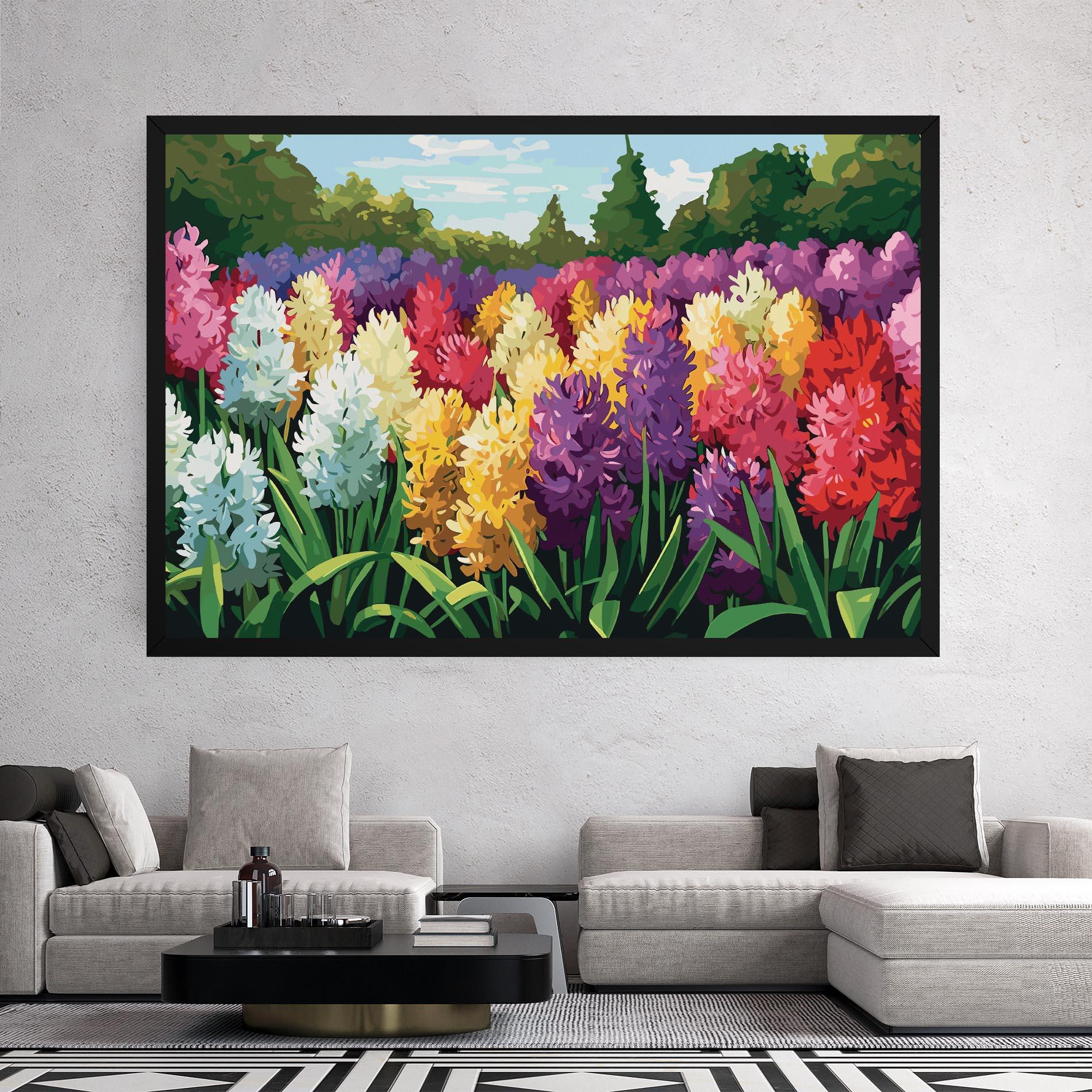 Leinwandbild Pretty Colorful Spring mockup 2