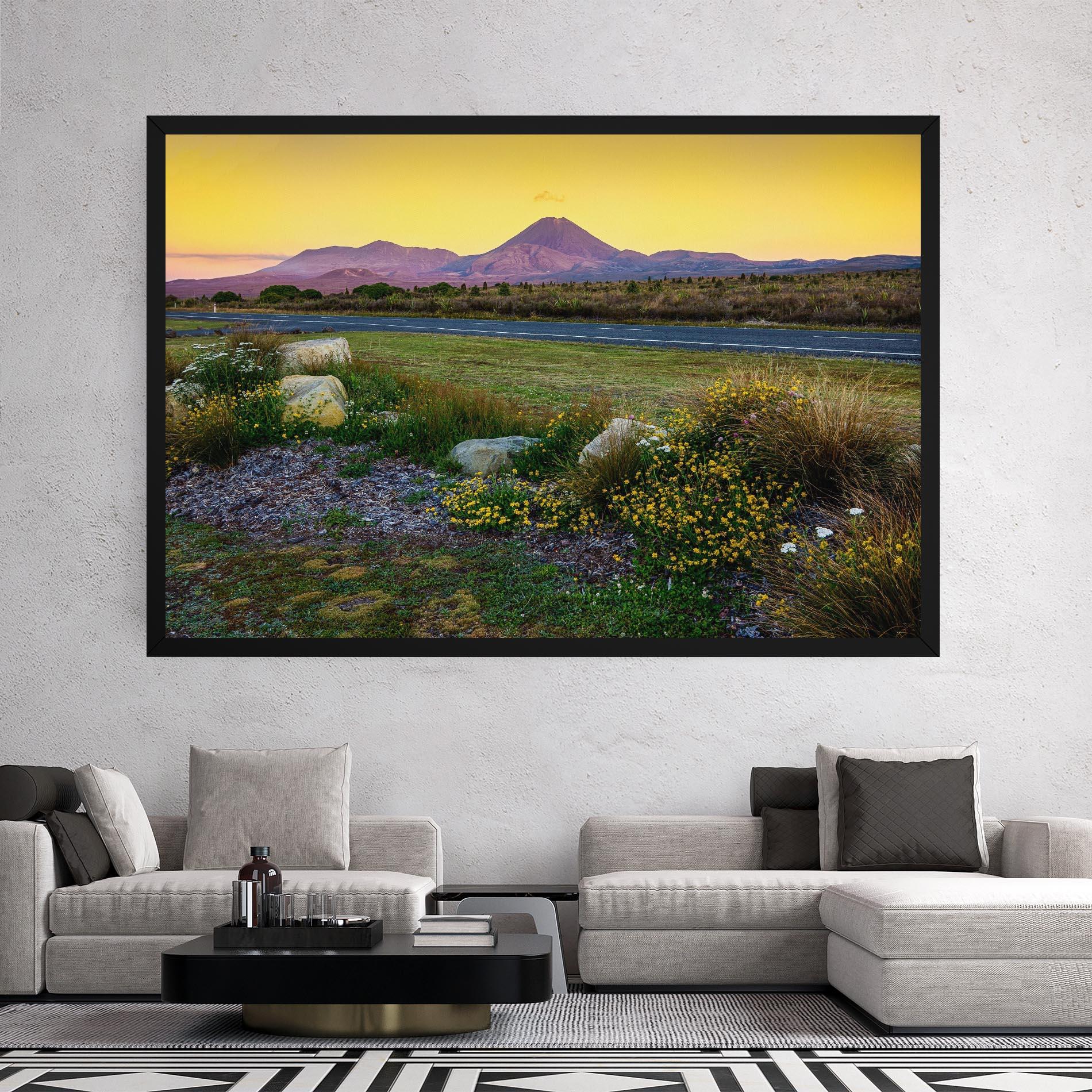 Leinwandbild Yellow Sky mockup 2