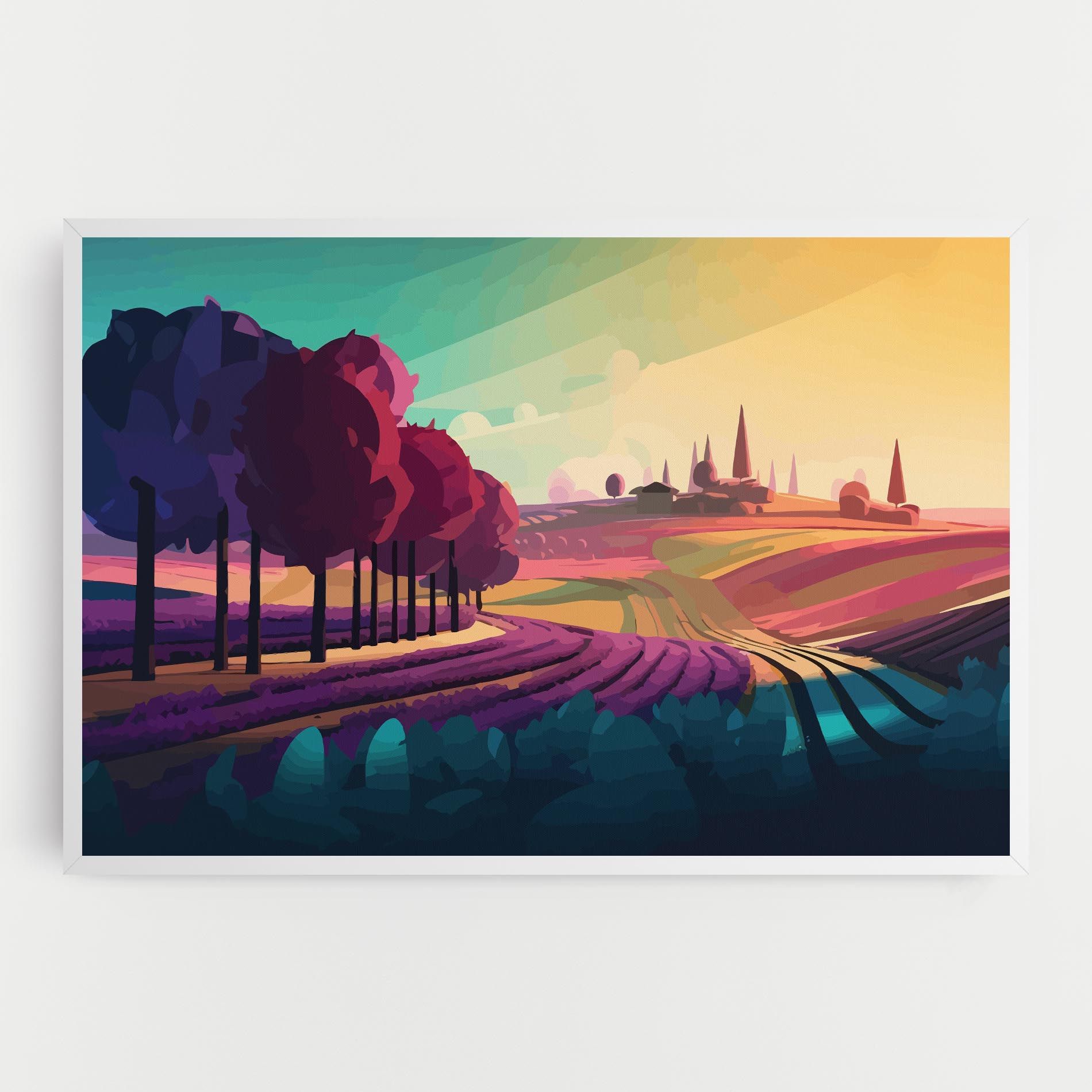 Beautiful Rural View mockup 0