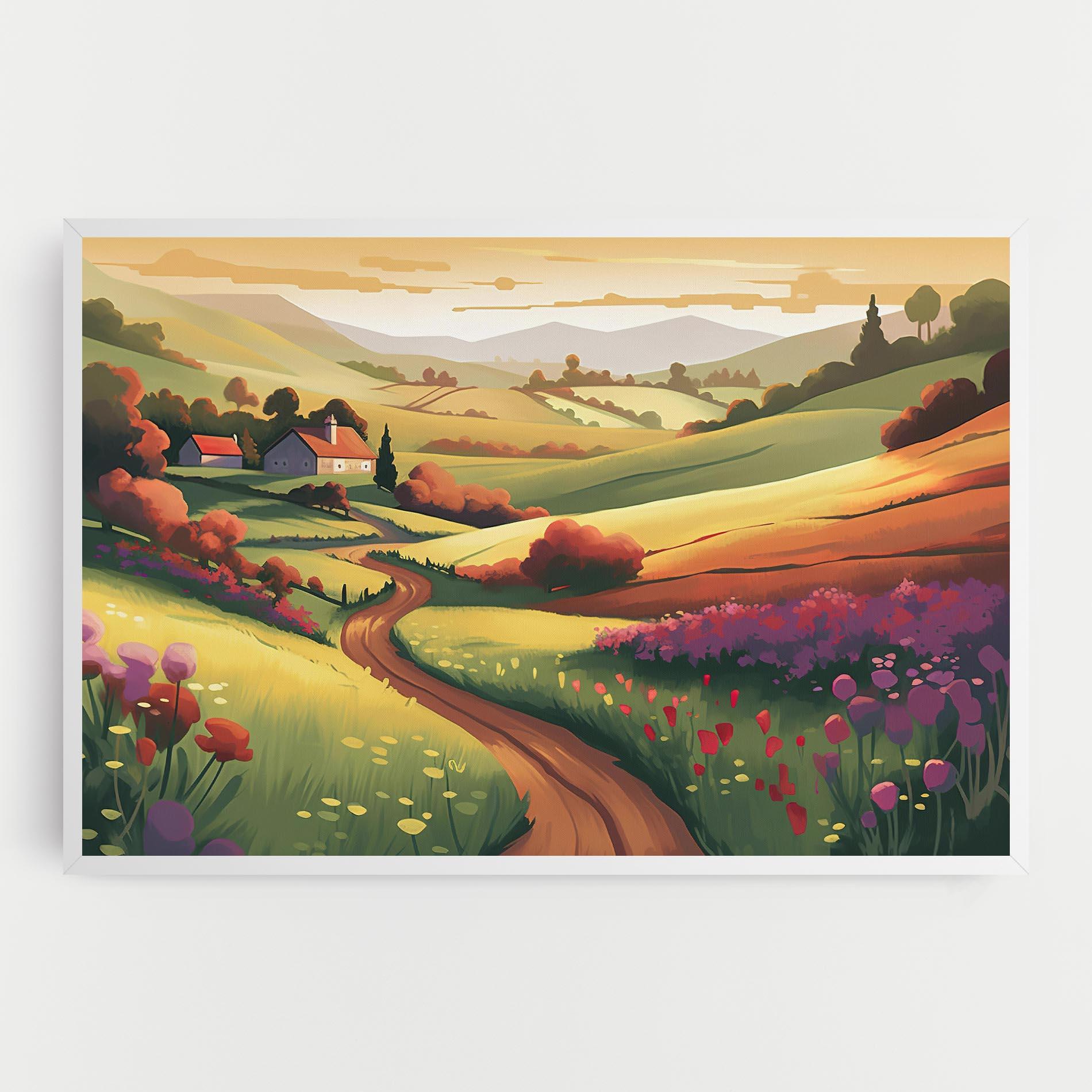 Leinwandbild Countryside Charm mockup 0