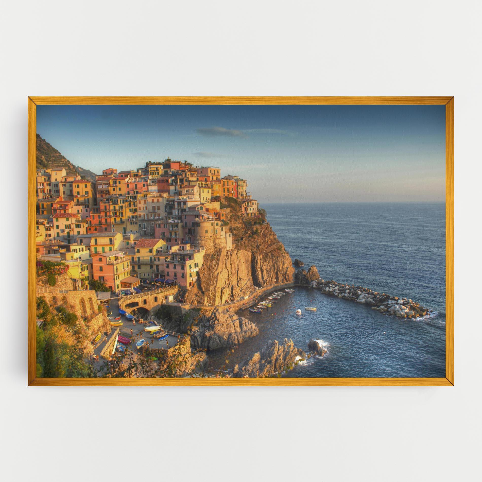 Leinwandbild Cinque Terrre mockup 0