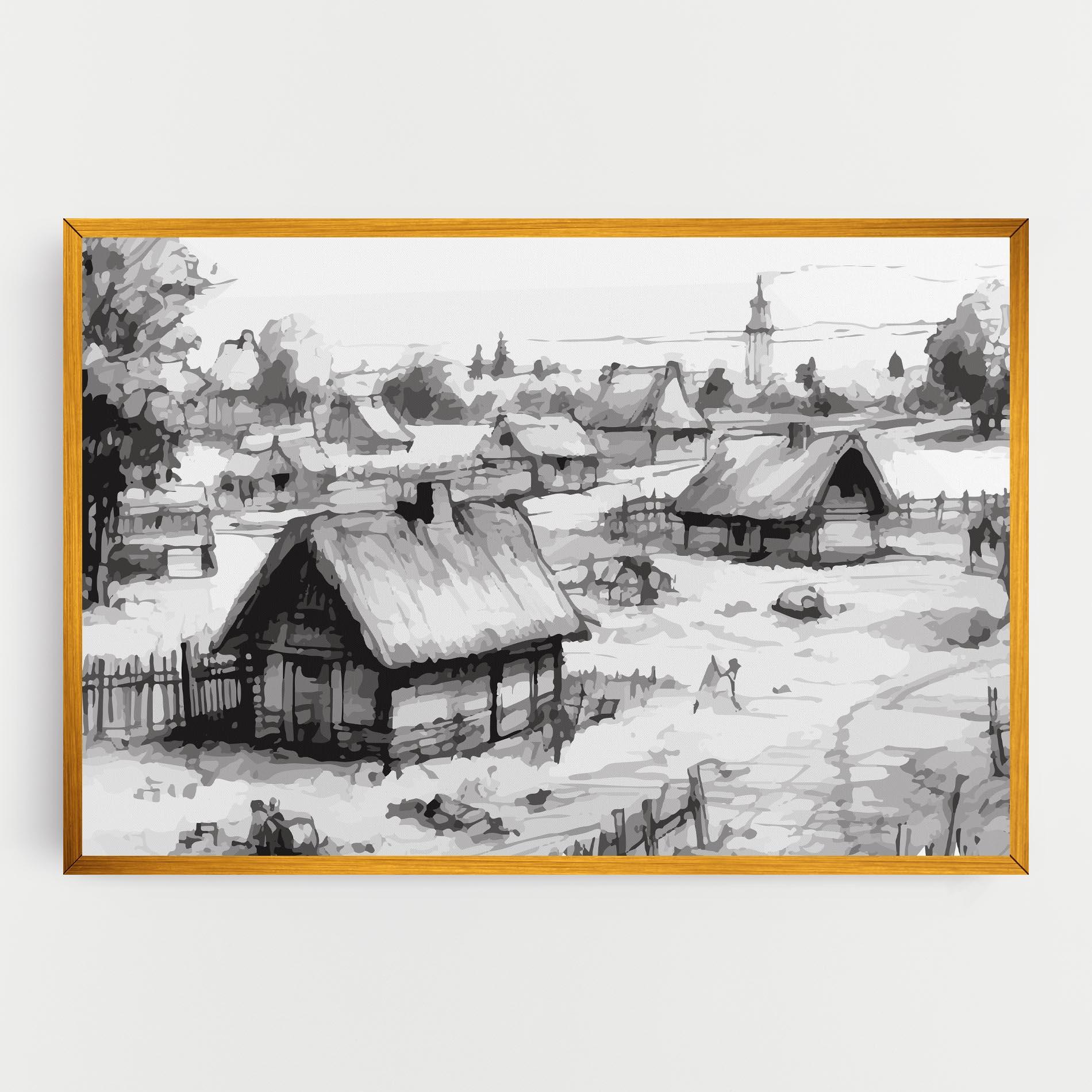 Leinwandbild Farm Grey Ink mockup 0