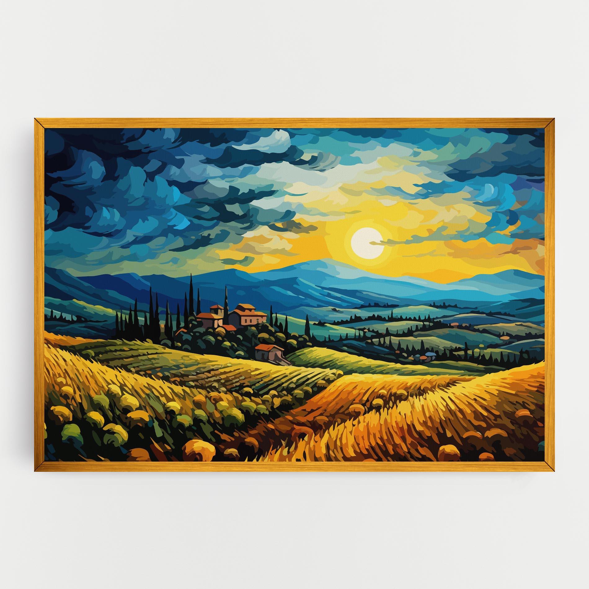 Leinwandbild Rural Fantasy View mockup 0