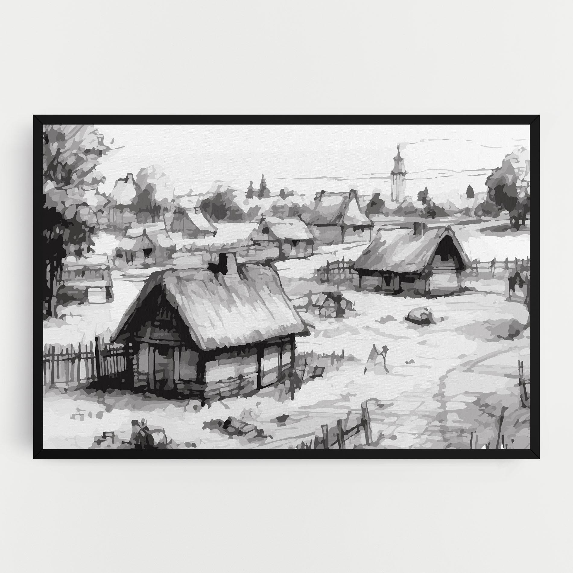 Leinwandbild Farm Grey Ink mockup 0