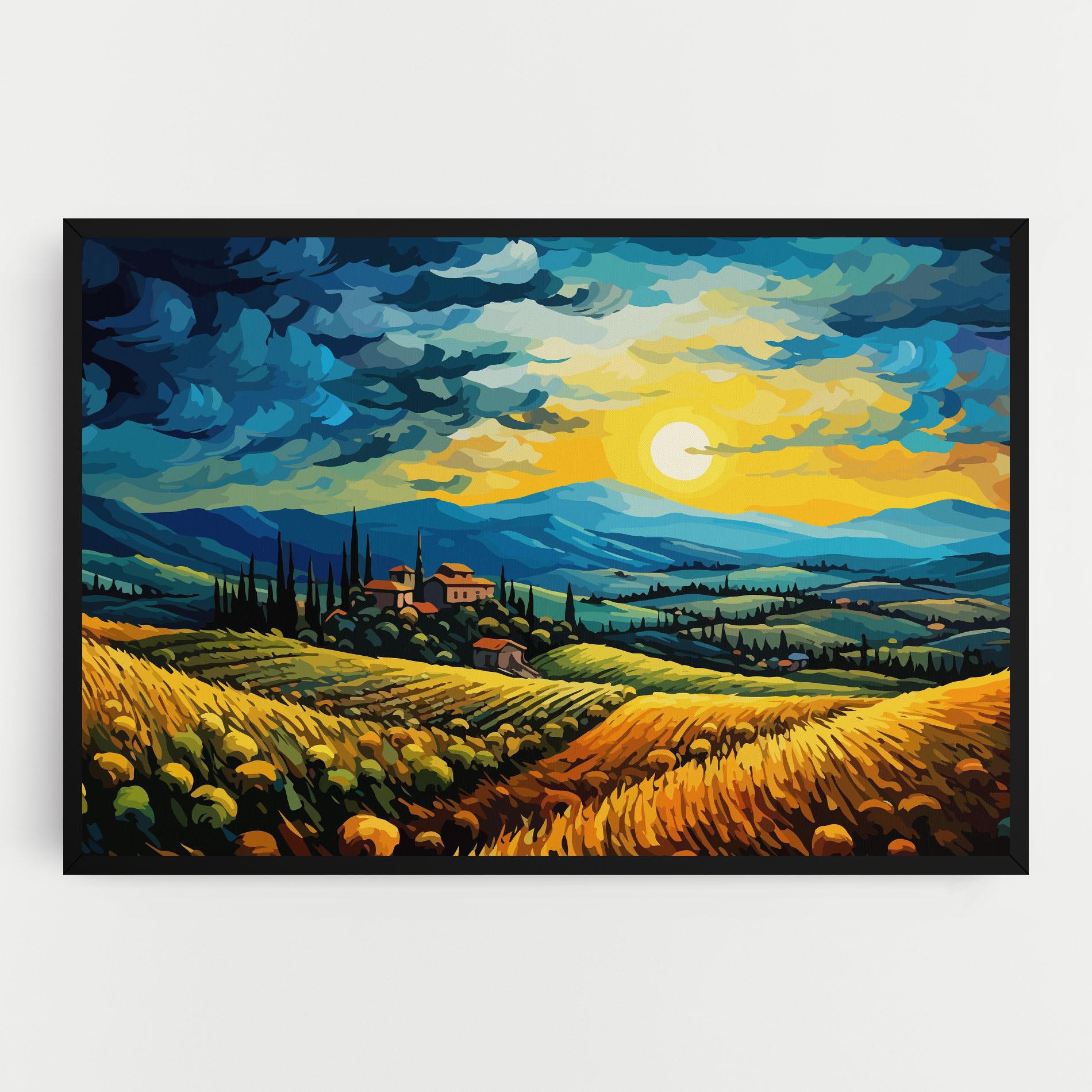 Leinwandbild Rural Fantasy View mockup 0