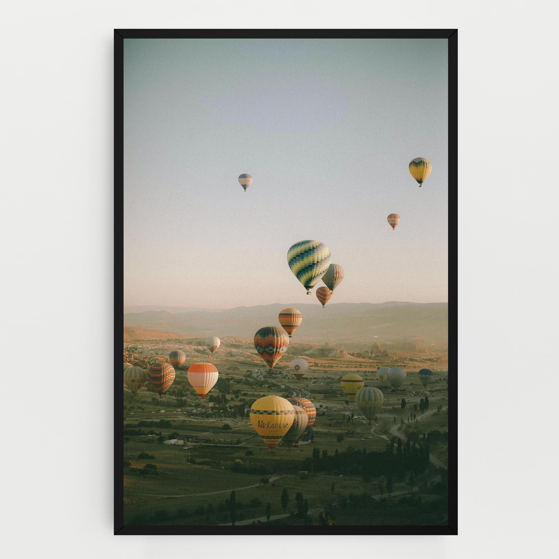 Leinwandbild Hot Ballons mockup 0