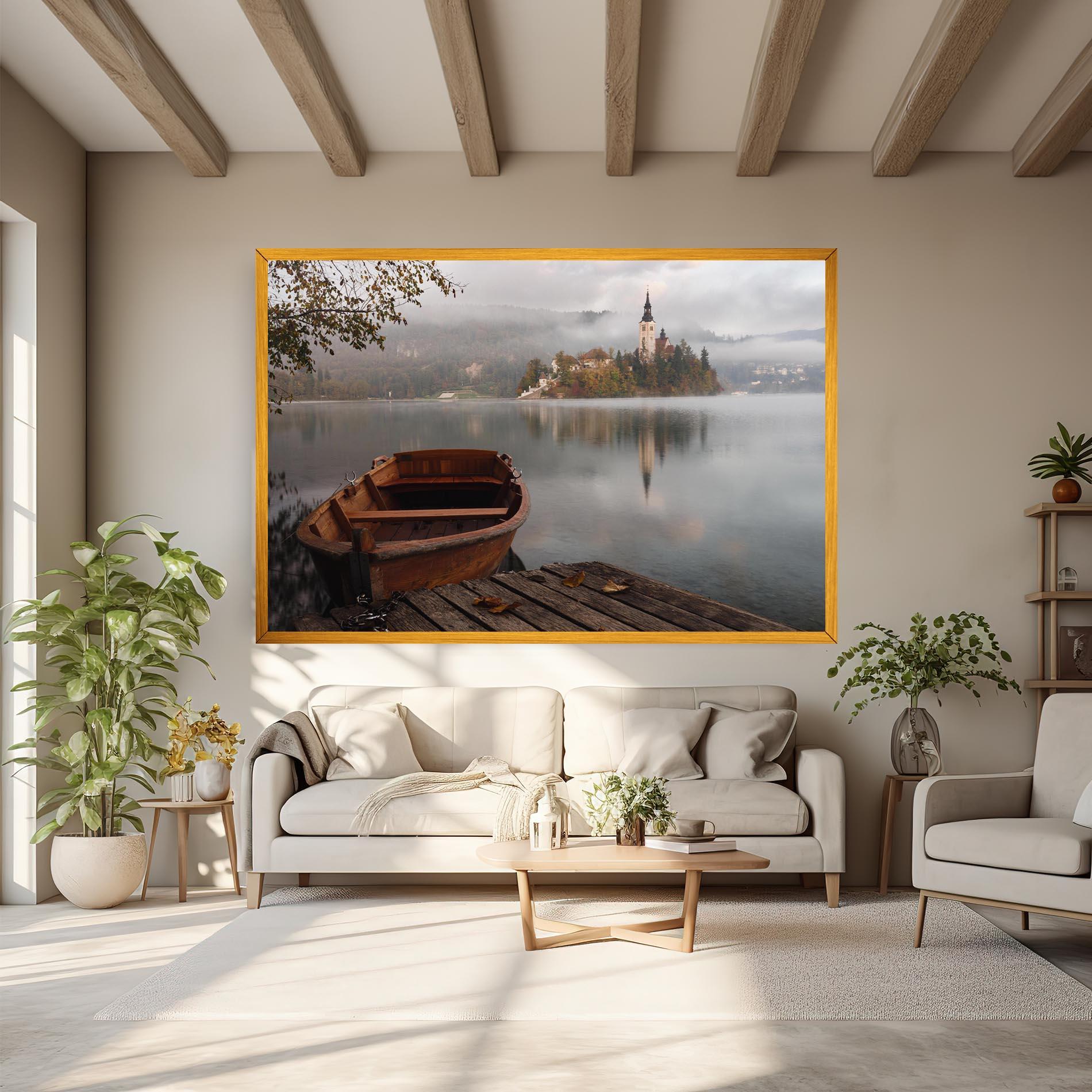 Leinwandbild Lake Church mockup 6