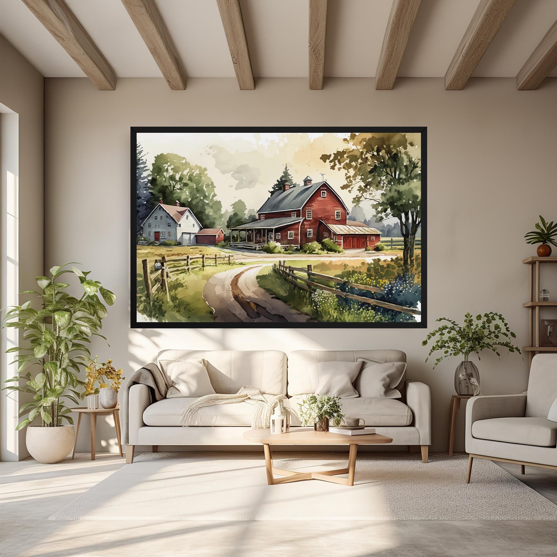 Farmhouse Painting mockup 6