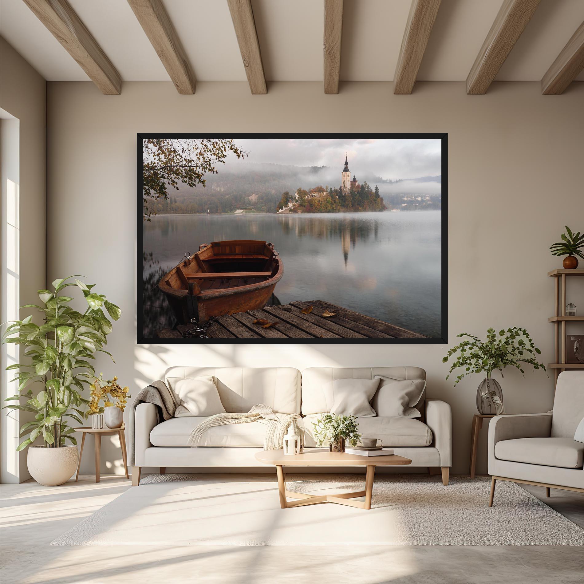 Leinwandbild Lake Church mockup 6