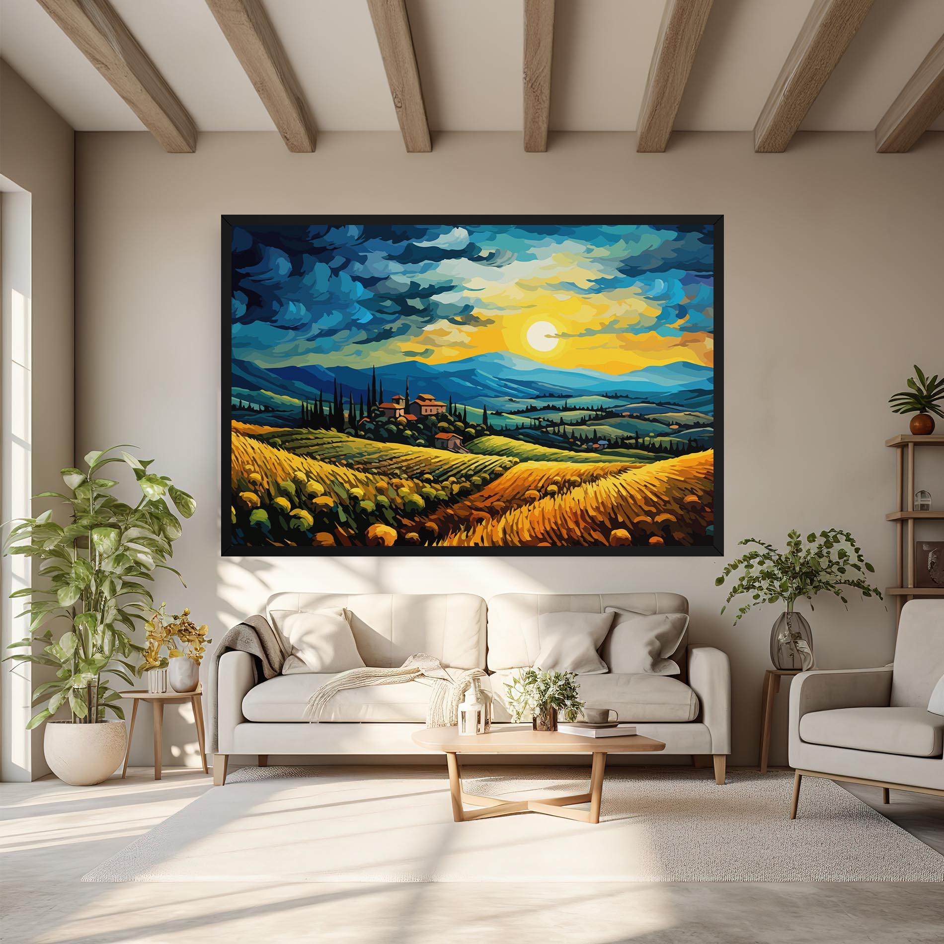 Leinwandbild Rural Fantasy View mockup 6