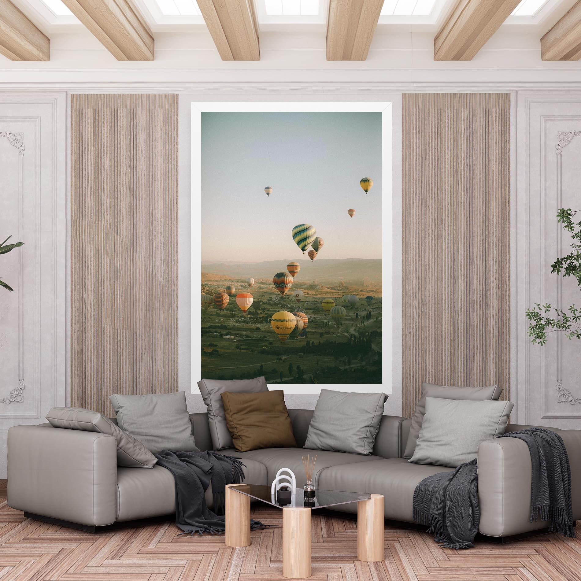 Leinwandbild Hot Ballons mockup 6