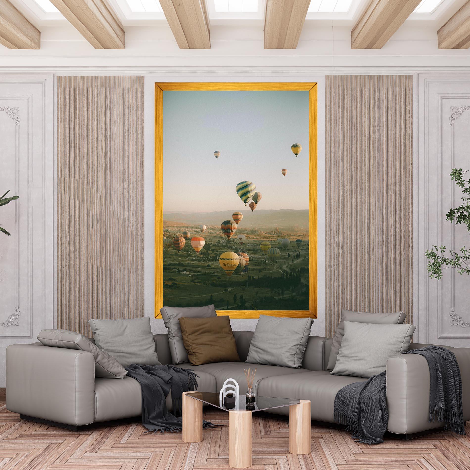 Leinwandbild Hot Ballons mockup 6