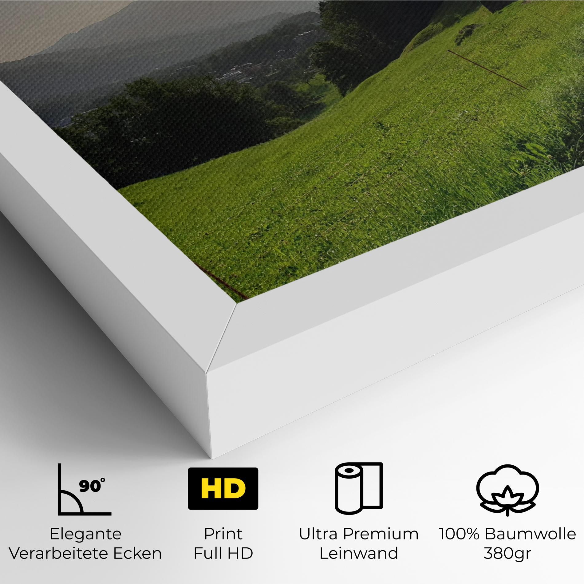 Foggy Rural Road mockup 4