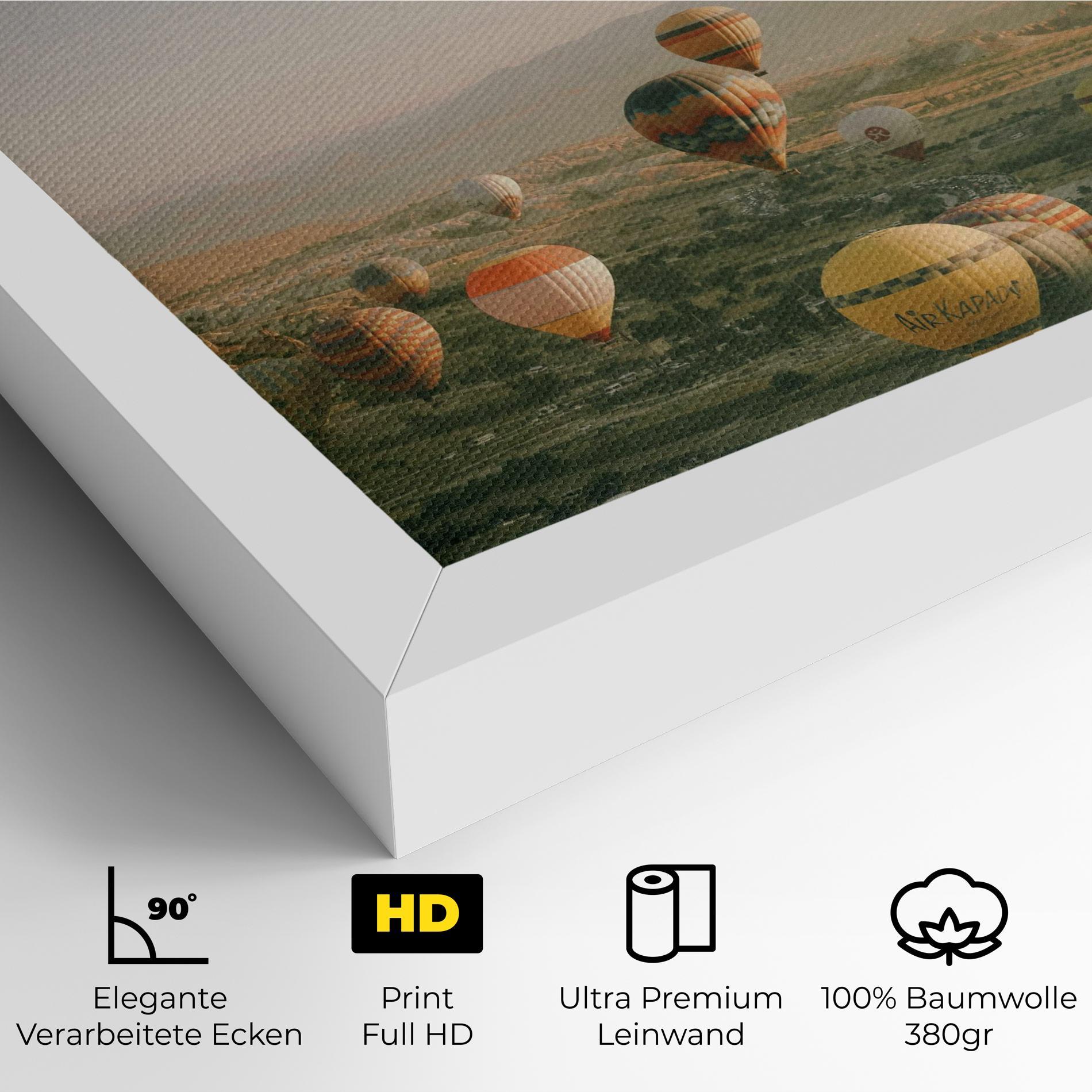Leinwandbild Hot Ballons mockup 4