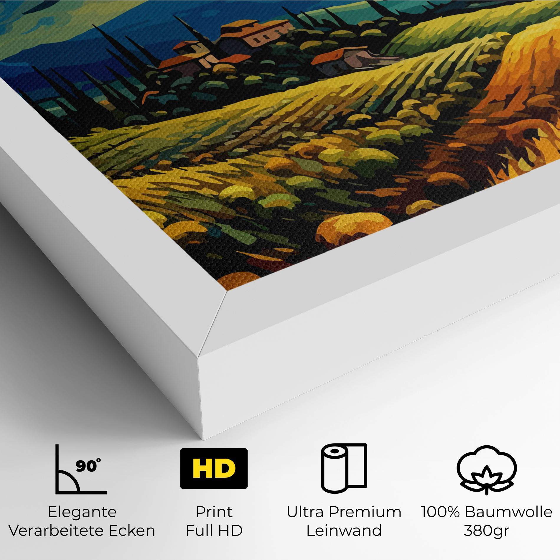 Leinwandbild Rural Fantasy View mockup 4