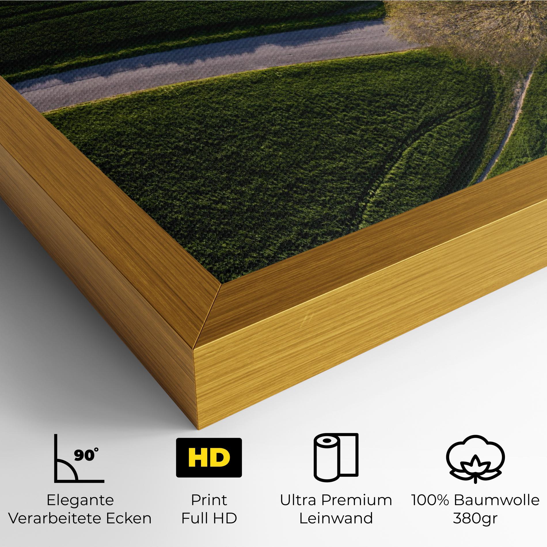 Leinwandbild Green Road mockup 4