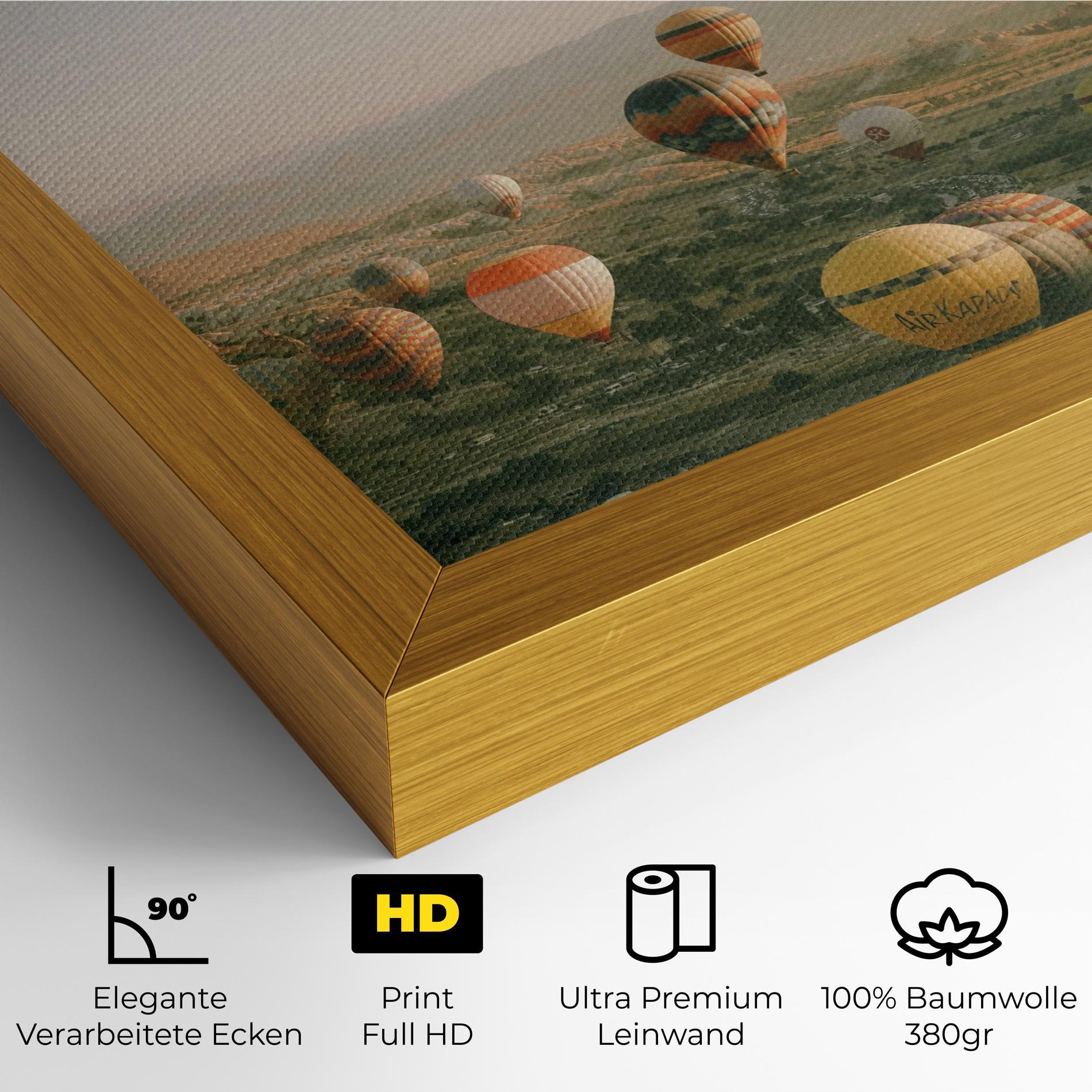 Leinwandbild Hot Ballons mockup 4