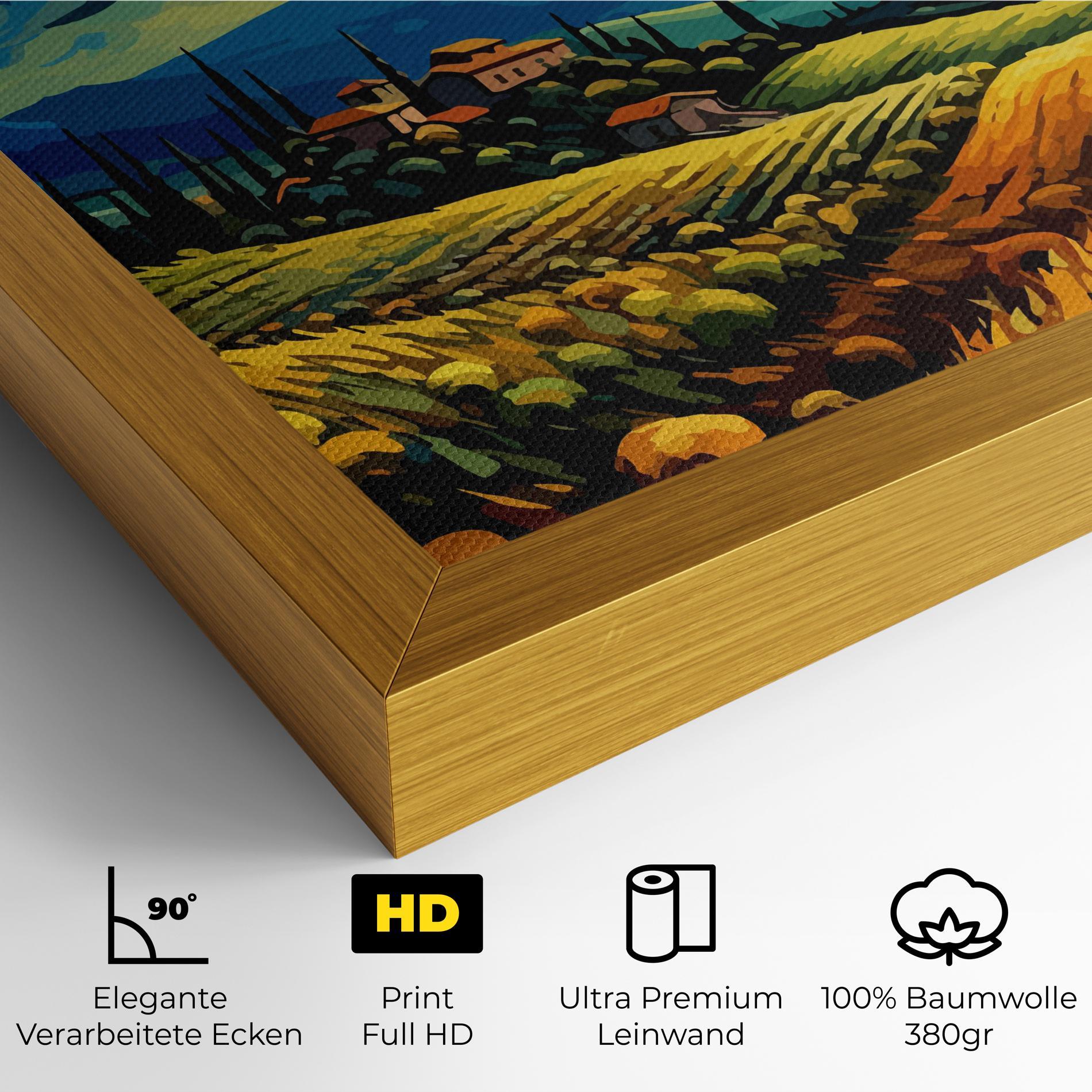 Leinwandbild Rural Fantasy View mockup 4