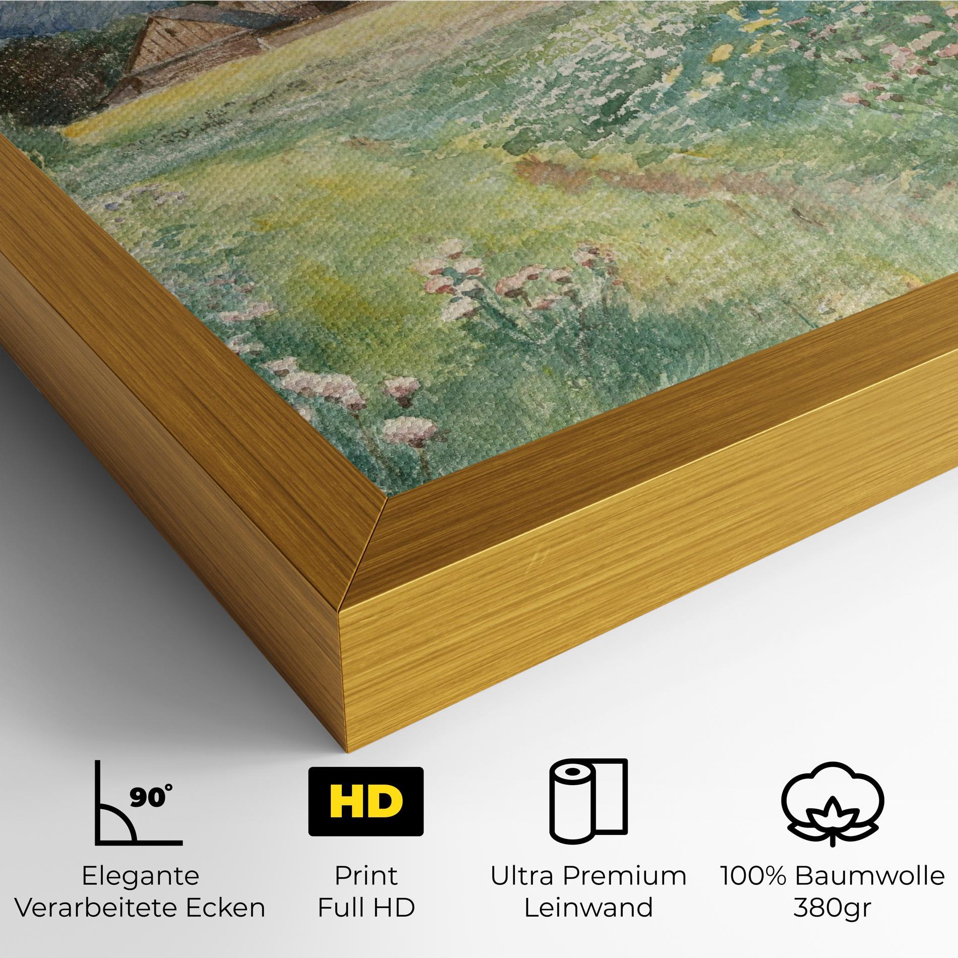 Leinwandbild Rural Painting Art mockup 4