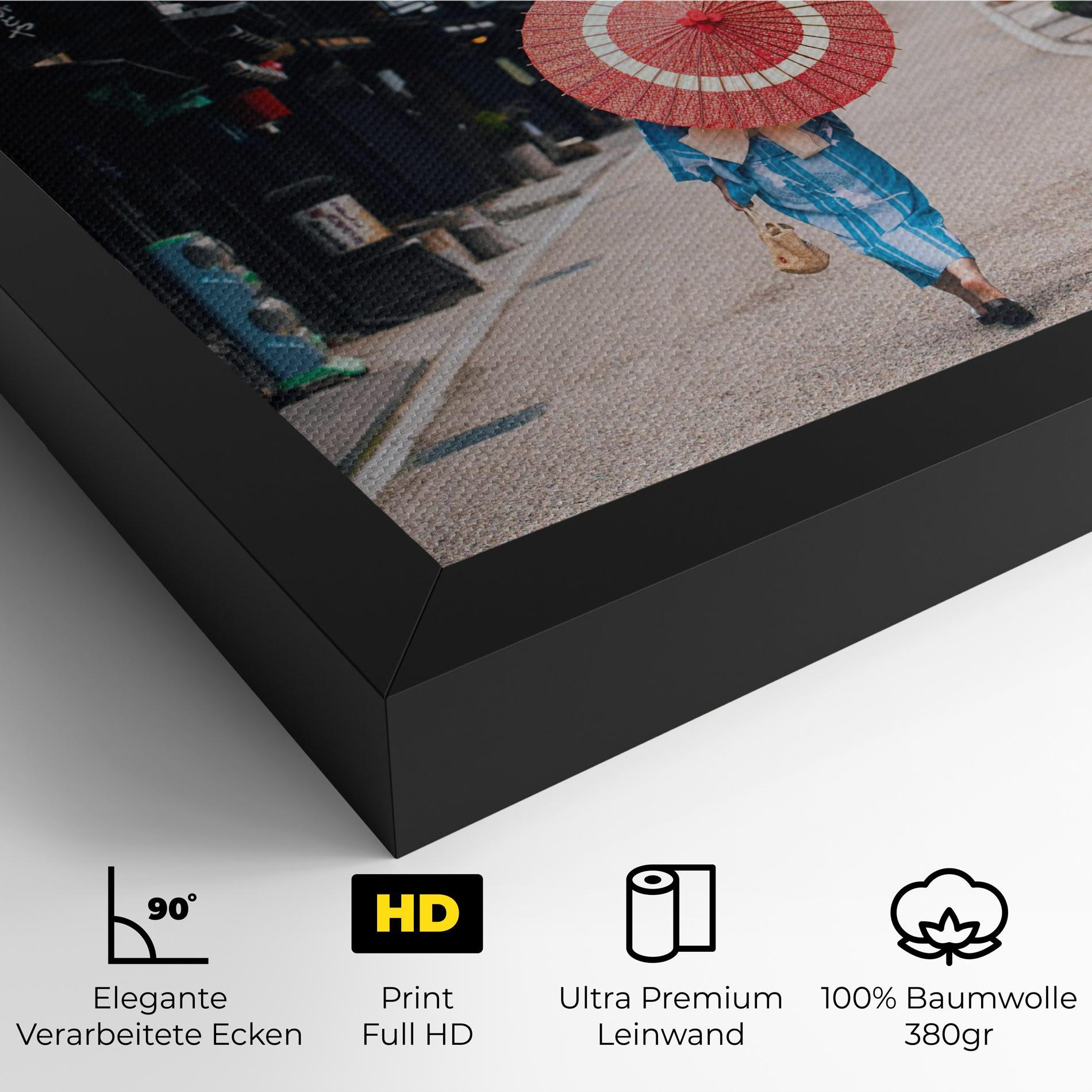 Leinwandbild China Roads mockup 4