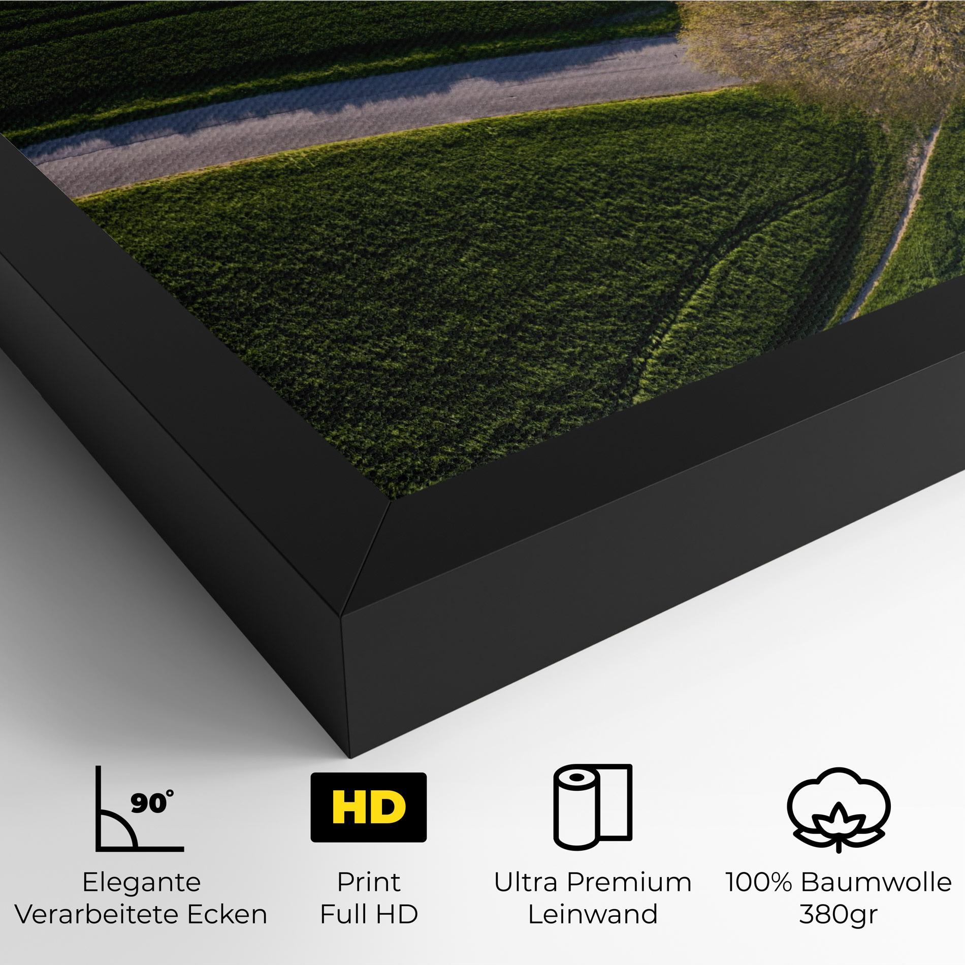 Leinwandbild Green Road mockup 4